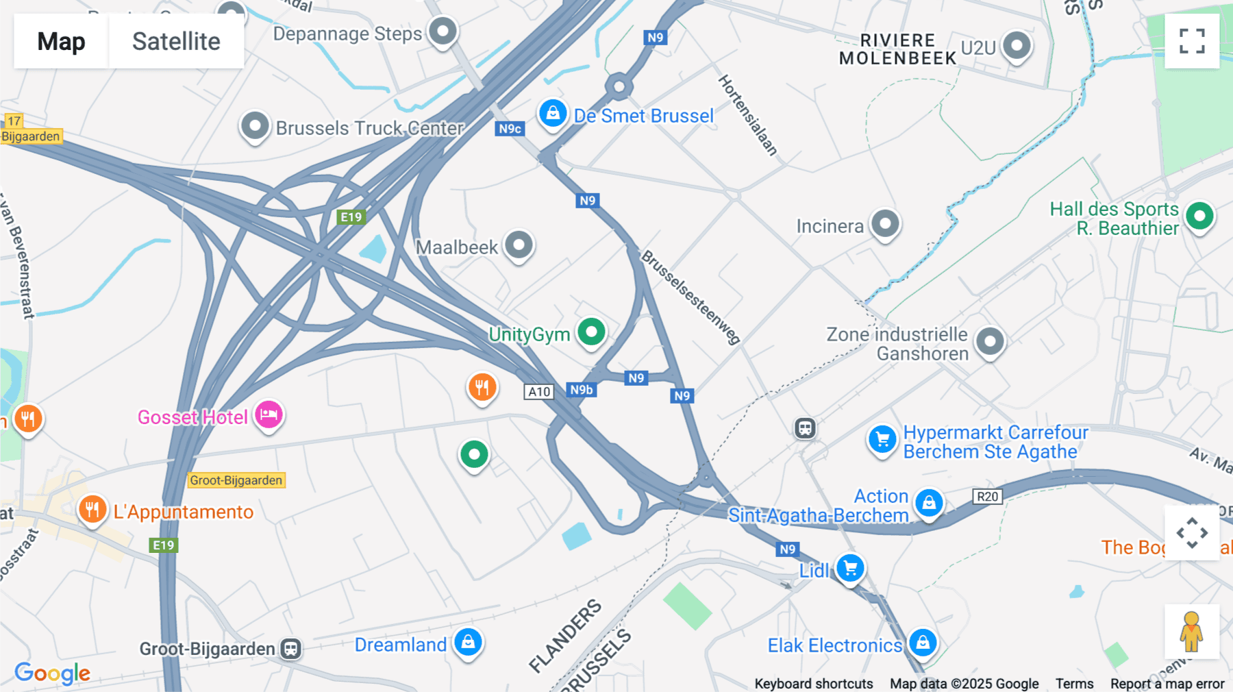Click for interative map of Pastoor Cooremansstraat 3, Groot-Bijgaarden, Brussels