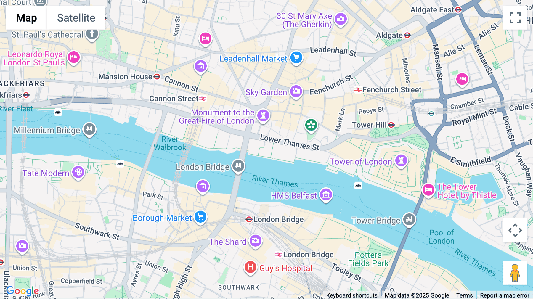 Click for interative map of St Magnus House, 3 Lower Thames Street, London