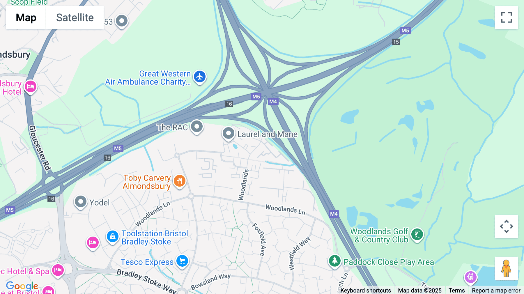 Click for interative map of 24 Apex Court, Bradley Stoke, Bristol