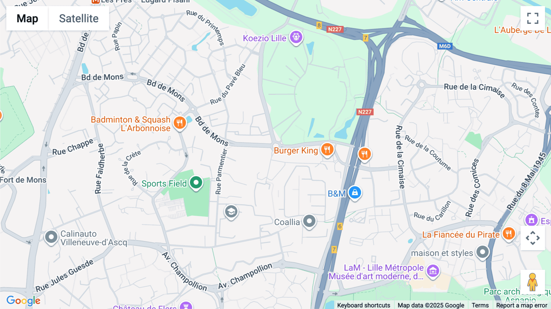 Click for interative map of Villeneuve d'Ascq, 1-3 Allée Lavoisier, Villeneuve-dAscq