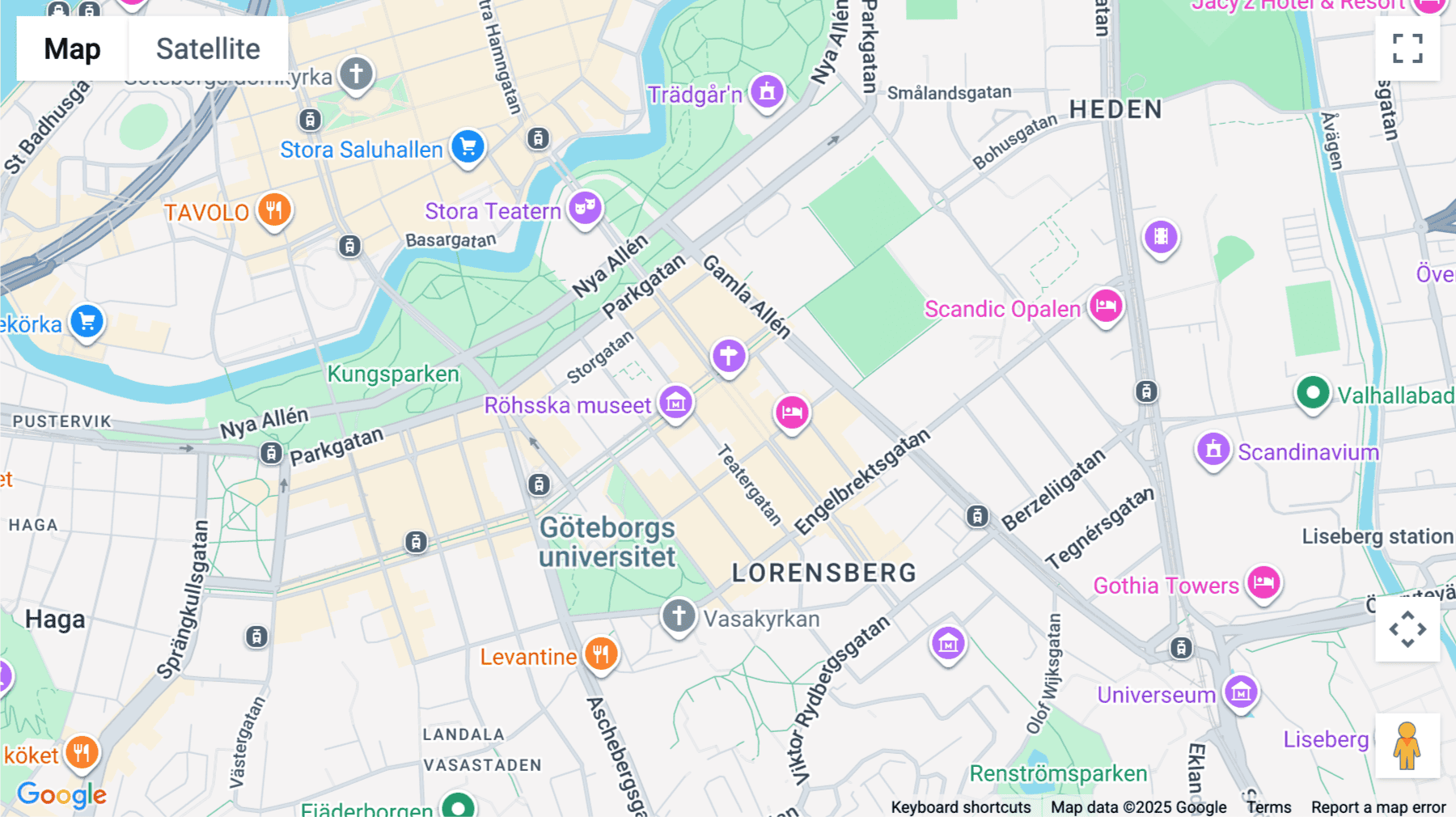 Click for interative map of Kungsportsavenyn 21, Gothenburg