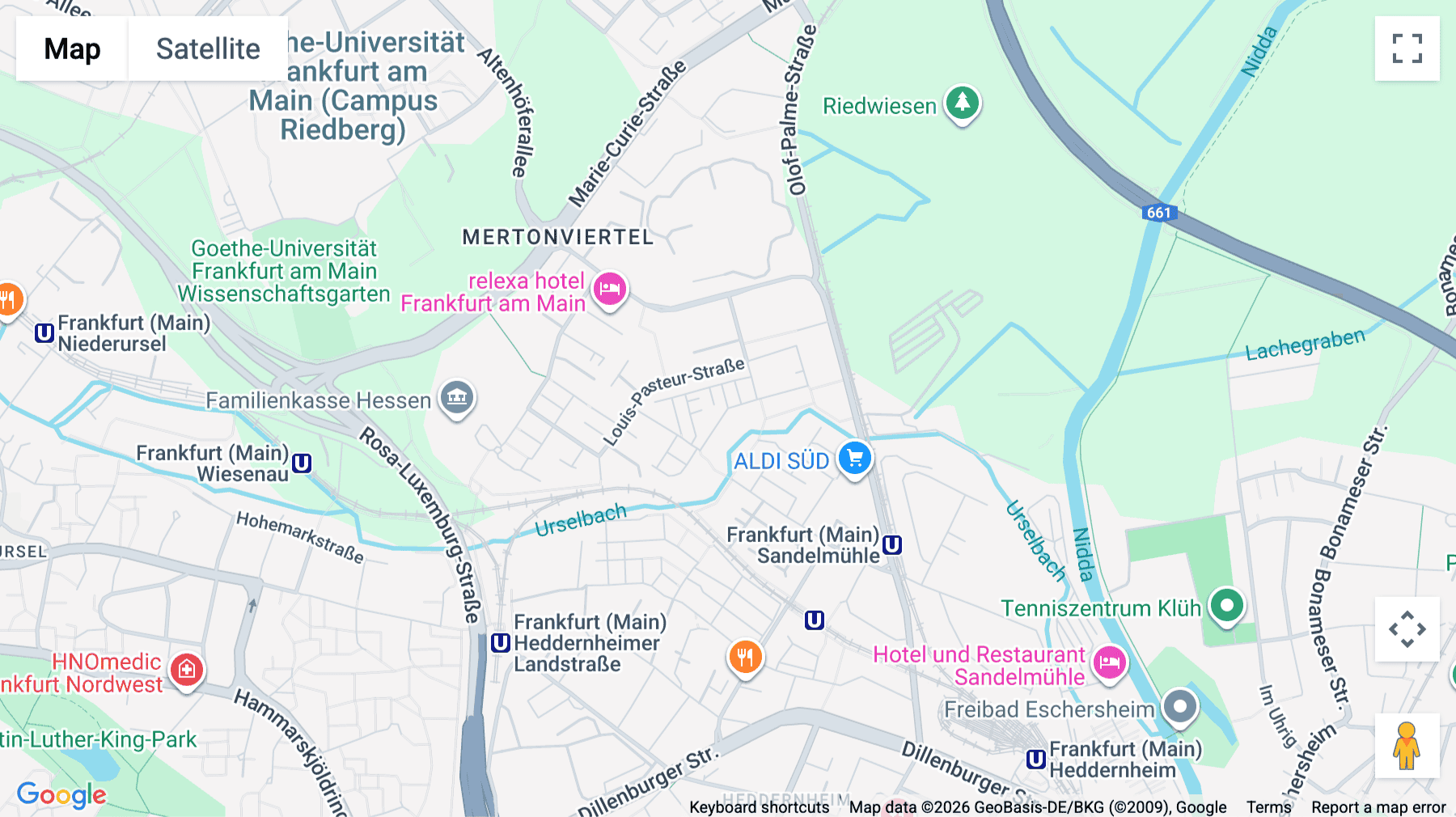 Click for interative map of De-Saint-Exupéry-Str. 10, Frankfurt