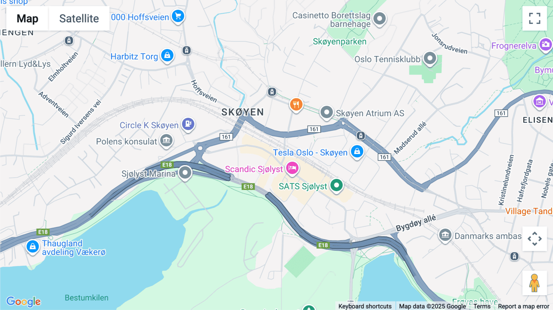 Click for interative map of 3rd floor, Karenslyst Allé 49-53, Oslo