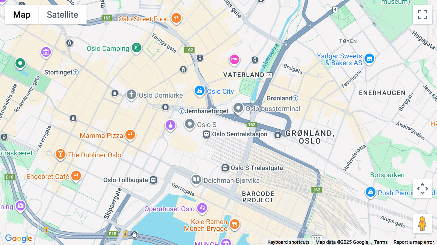 Click for interative map of Biskop Gunnerus Gate 14, Oslo