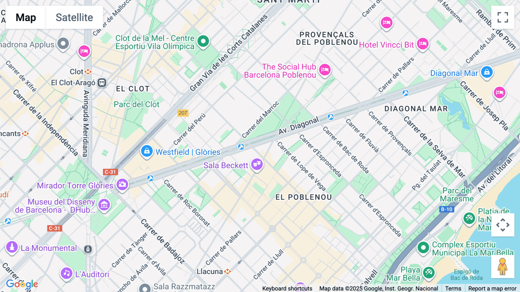 Click for interative map of Diagonal Hightech, Avenida Diagonal 131, Barcelona