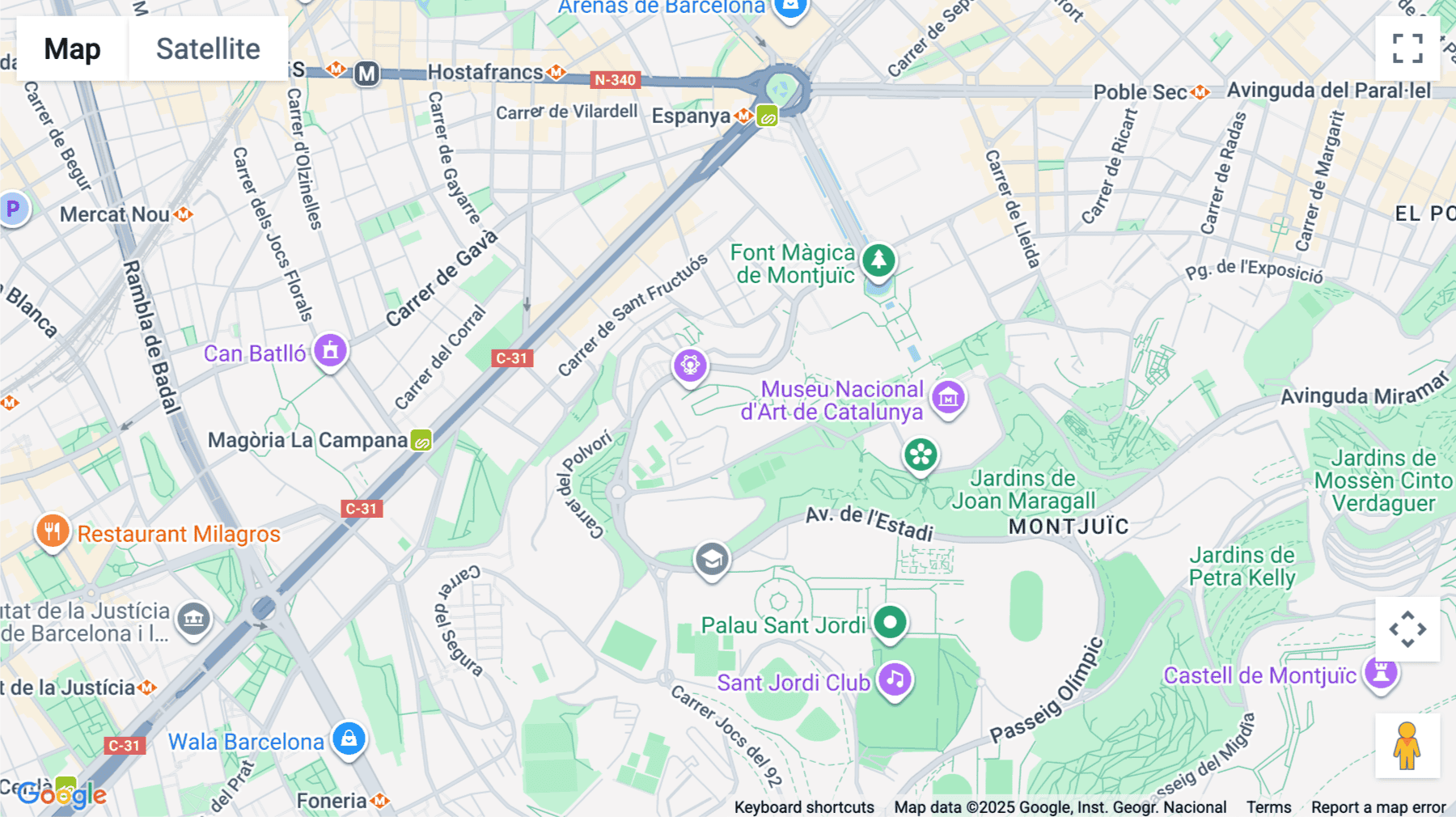 Click for interative map of Av de Francesc Ferrer i Guardia 13, Barcelona