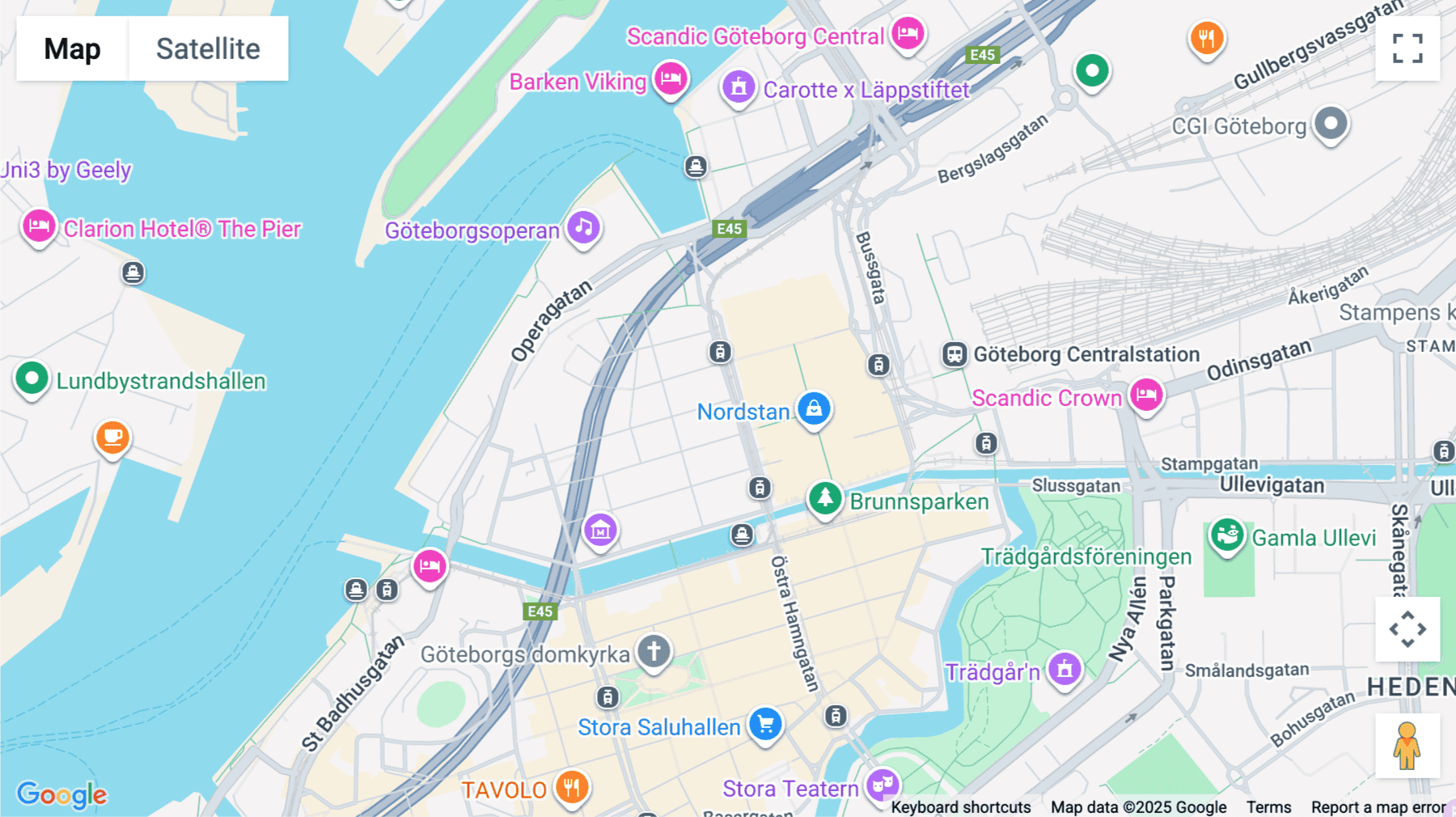 Click for interative map of Östra Hamngatan 17, 411 10 Gothenburg, Gothenburg