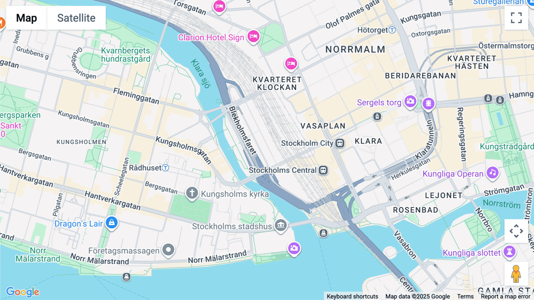 Click for interative map of Västra Järnvägsgatan 3, Stockholm