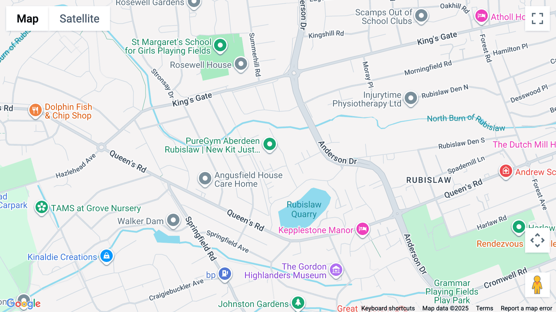 Click for interative map of 2nd Floor, H1, Hill of Rubislaw, Anderson Drive, Aberdeen AB15 6BL, Aberdeen