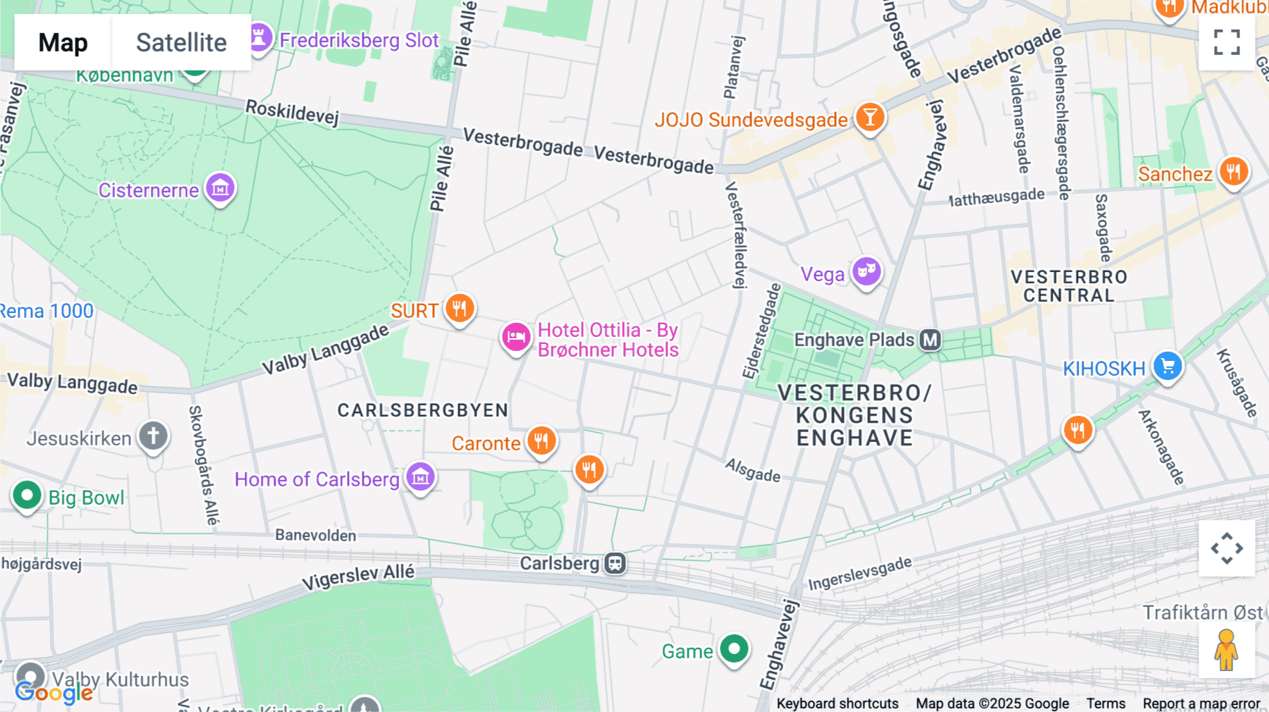Click for interative map of Ny Carlsberg Vej 80, Copenhagen