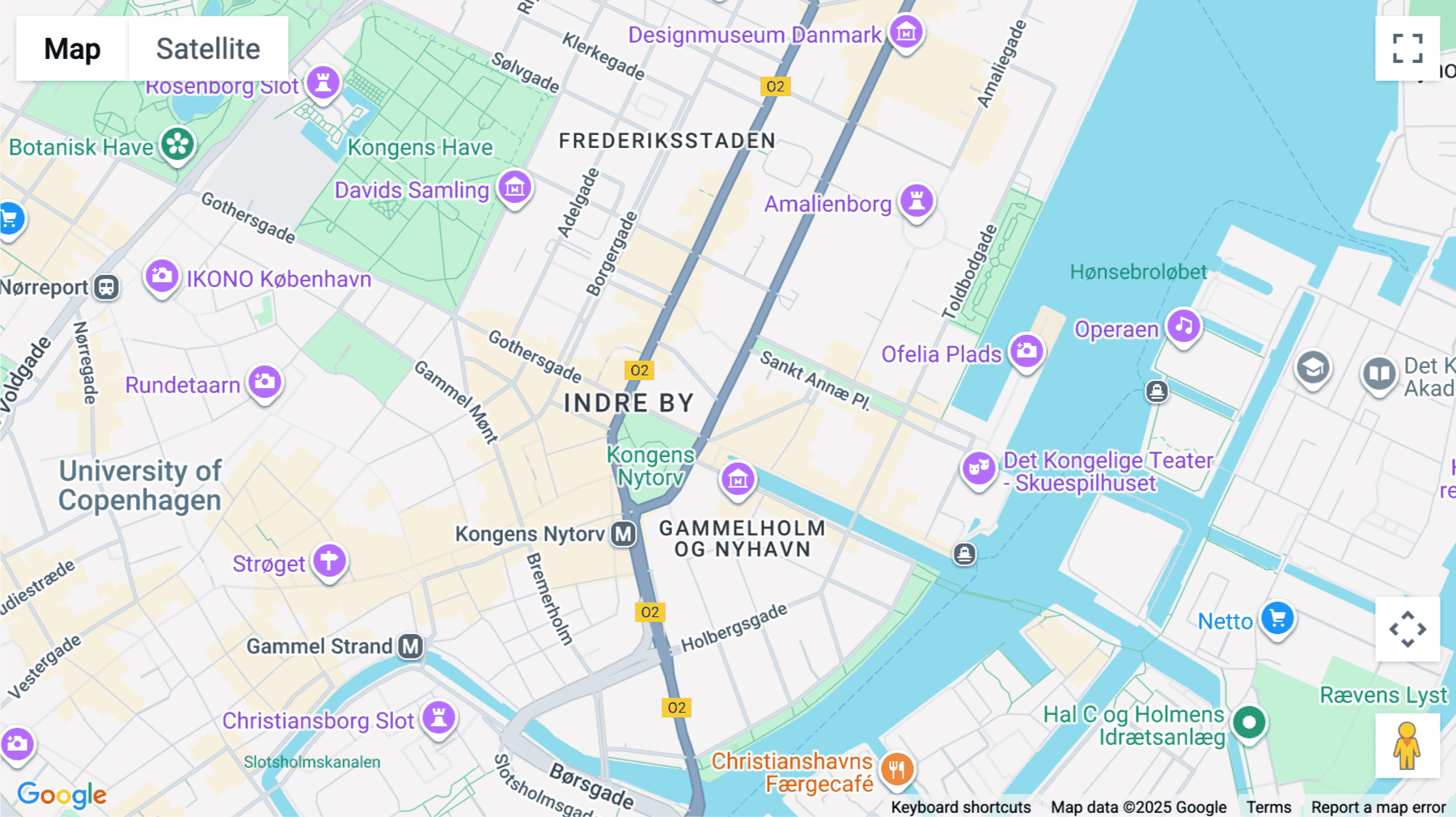 Click for interative map of Bredgade 6, Copenhagen