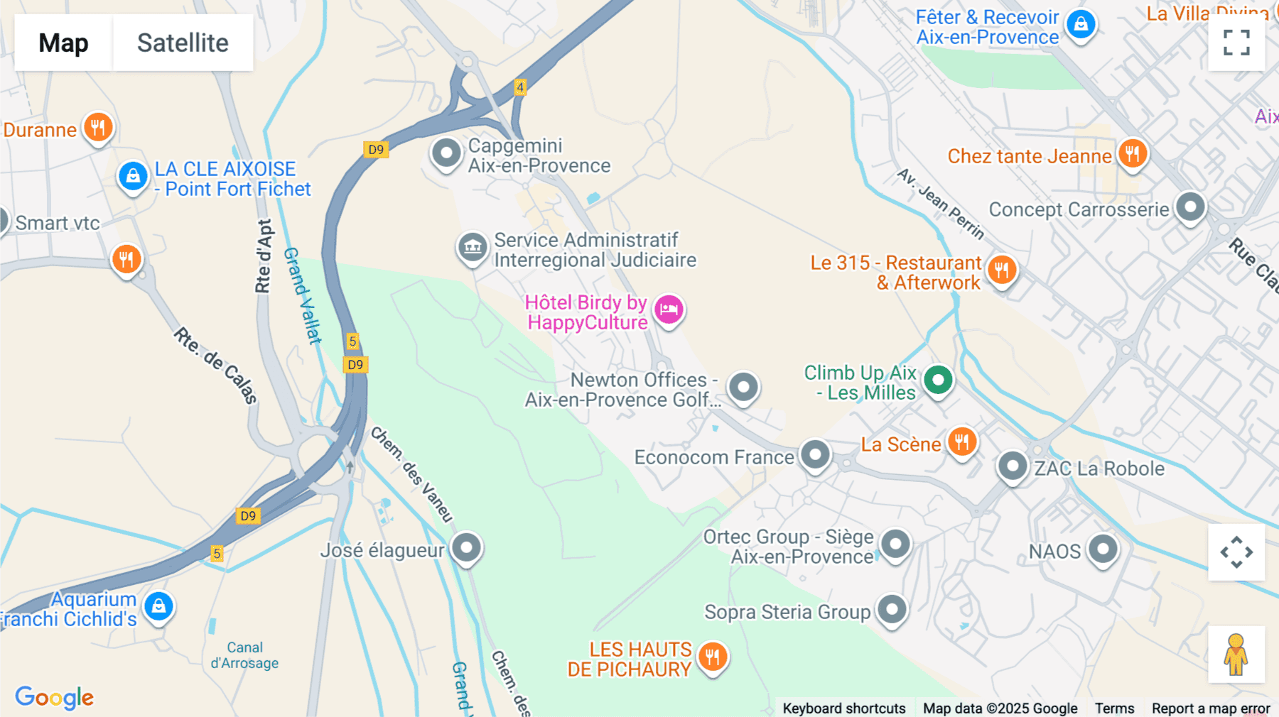 Click for interative map of 350 Avenue JRGG de la Lauzière, 31 parc du golf, CS 90519, Aix en Provence