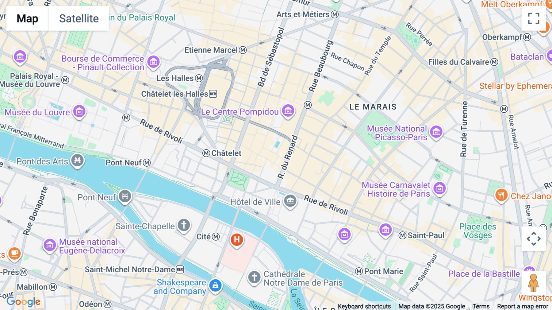 Click for interative map of 5 Rue du Cloître Saint-Merri, Paris