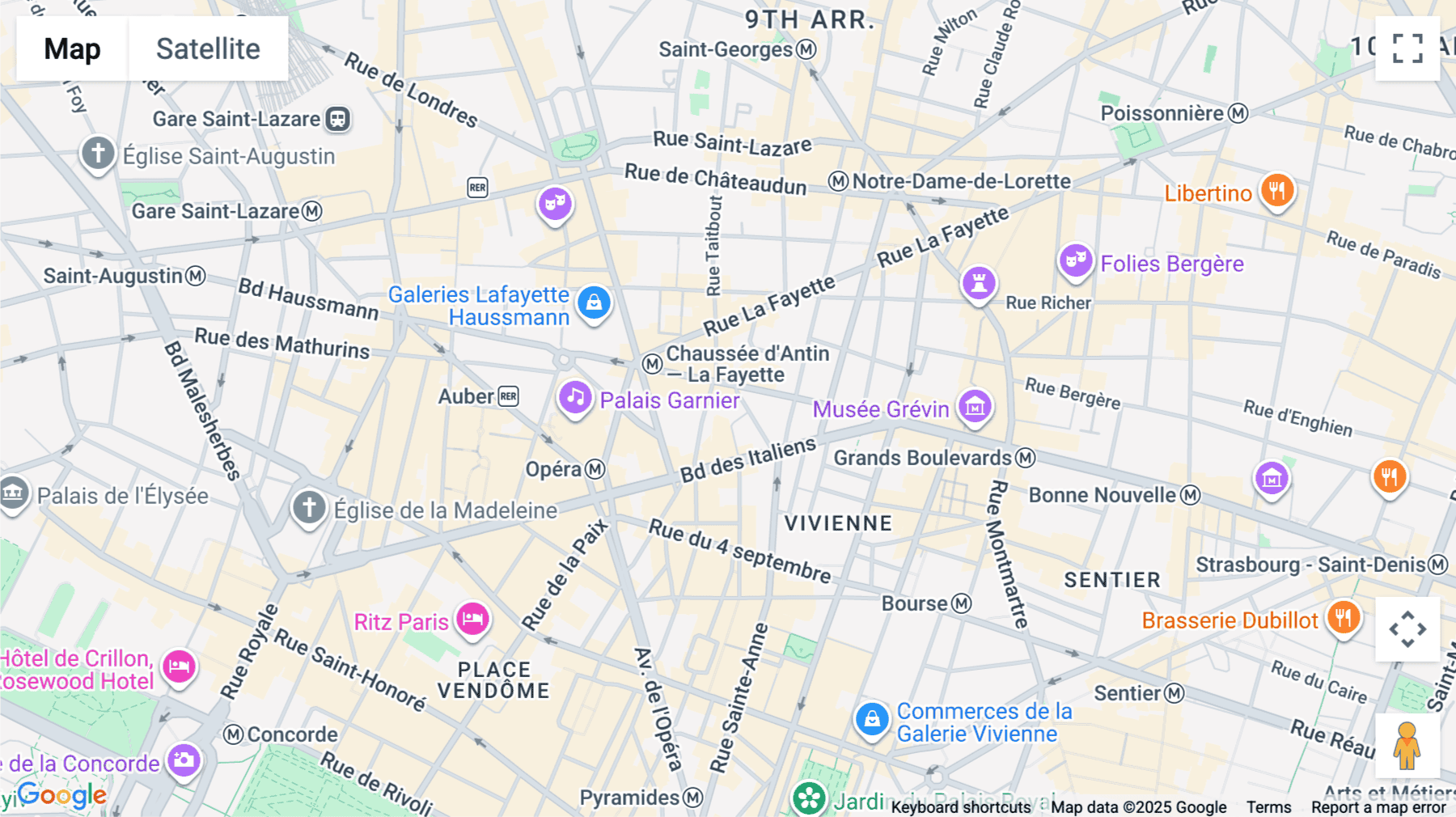 Click for interative map of 5 Rue des Italiens, Paris, Paris