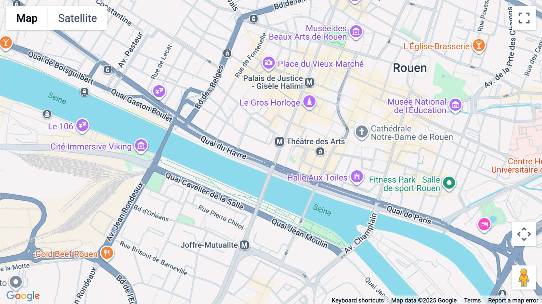 Click for interative map of HQ JEANNE D'ARC, 7bis rue Jeanne d'Arc Rouen, Rouen