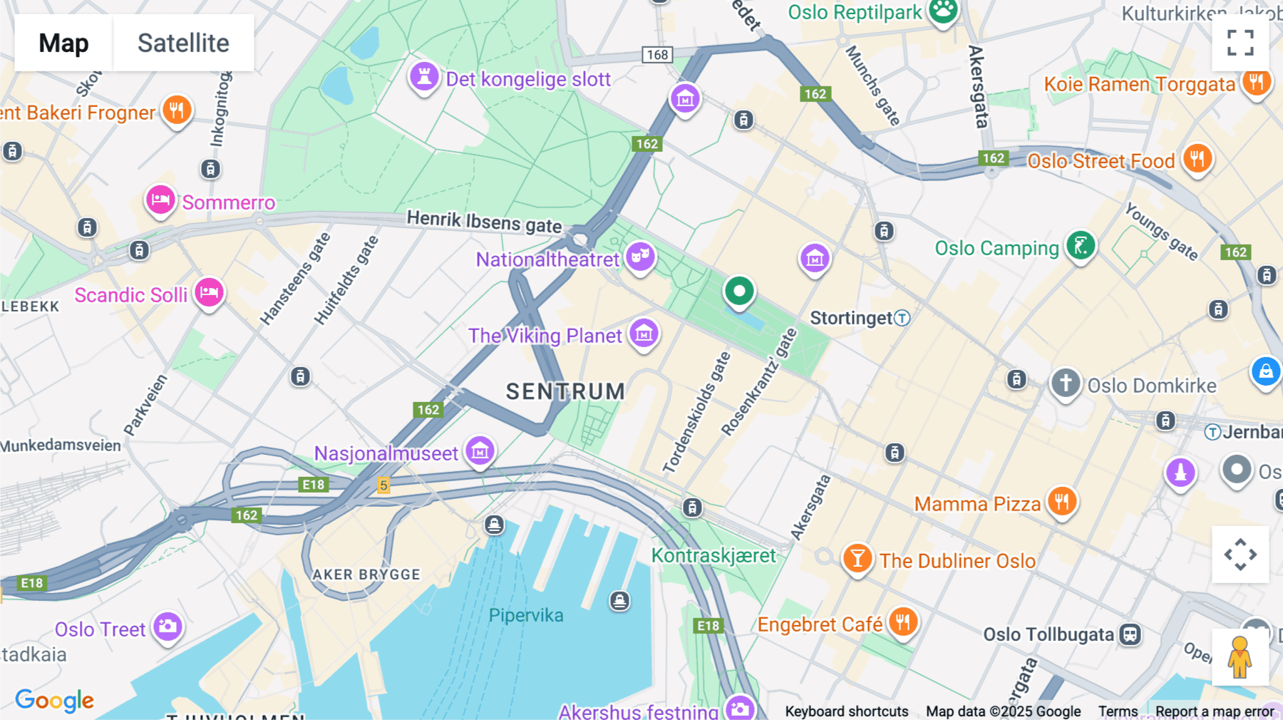 Click for interative map of Fridtjof Nansenplass 4, Oslo