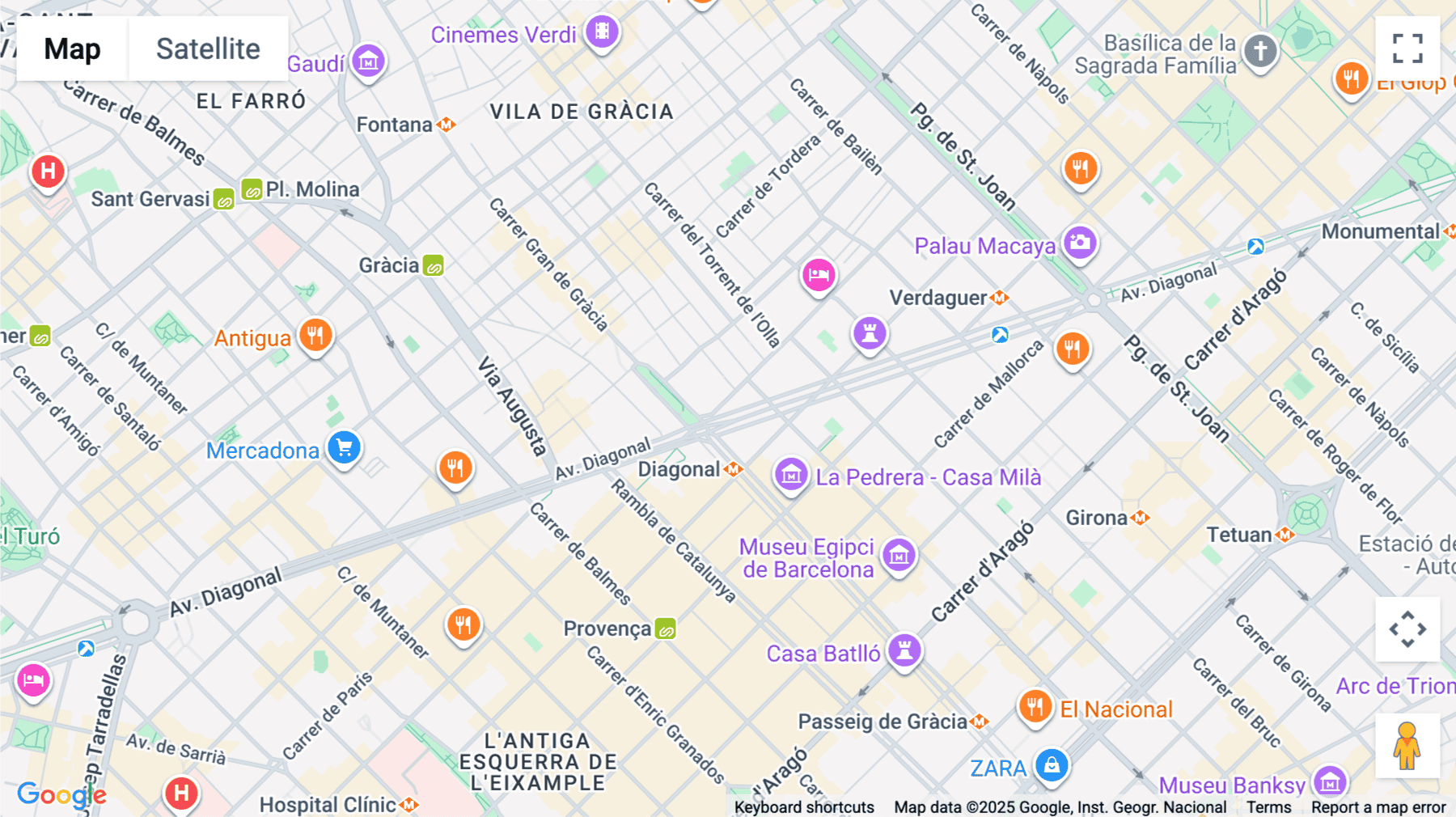 Click for interative map of Avinguda Diagonal 444, Barcelona