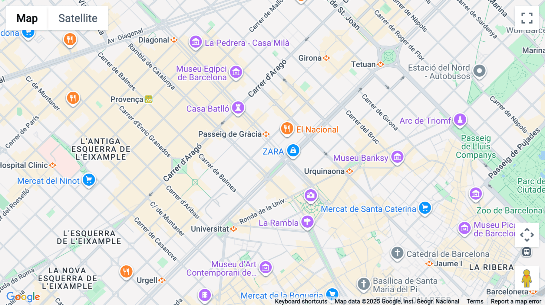 Click for interative map of Passeig de Gràcia 17, Barcelona