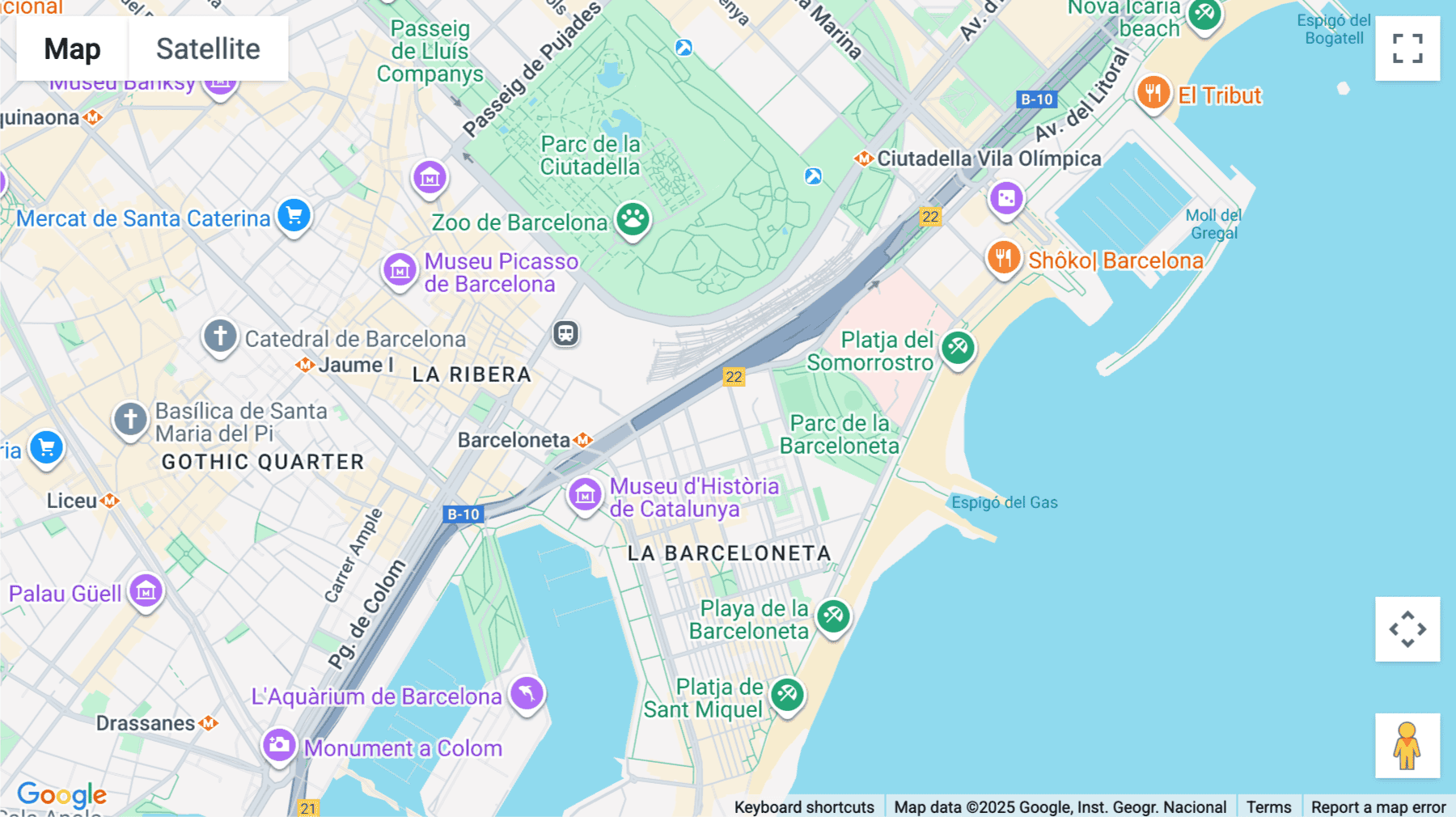 Click for interative map of Utopicus Torre Marenostrum, Carrer dels Pinzón 12, 2, Barcelona
