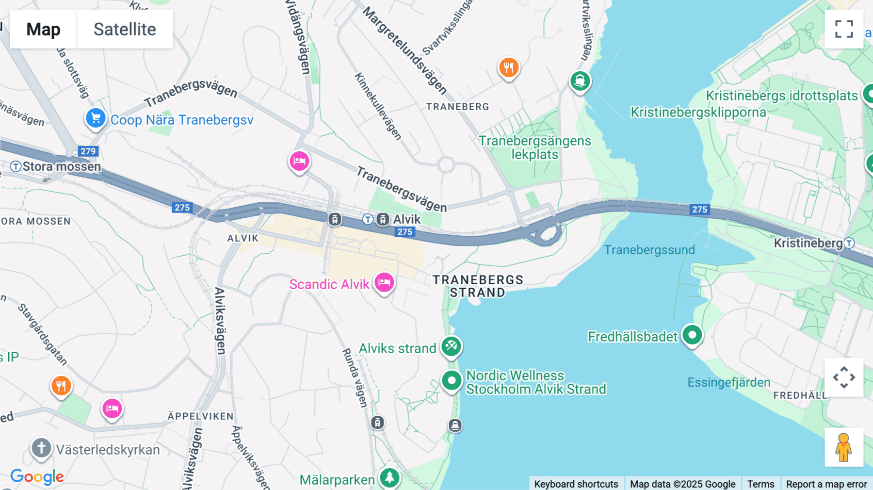 Click for interative map of Gustavlundsvägen 12, Bromma