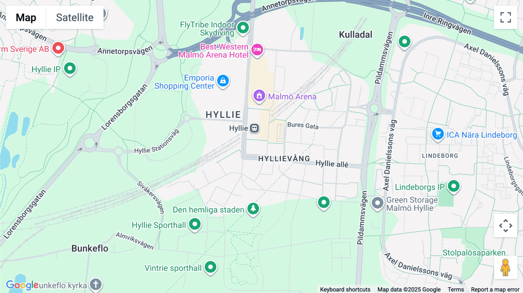 Click for interative map of Hyllie Stationstorg 31, Malmo