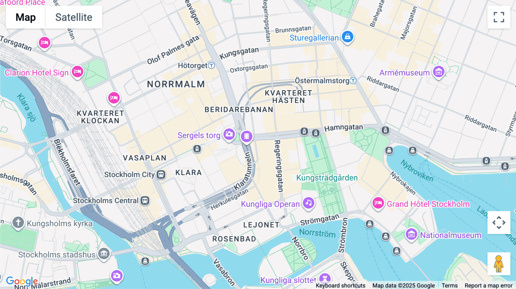 Click for interative map of Malmskillnadsgatan 32, Stockholm