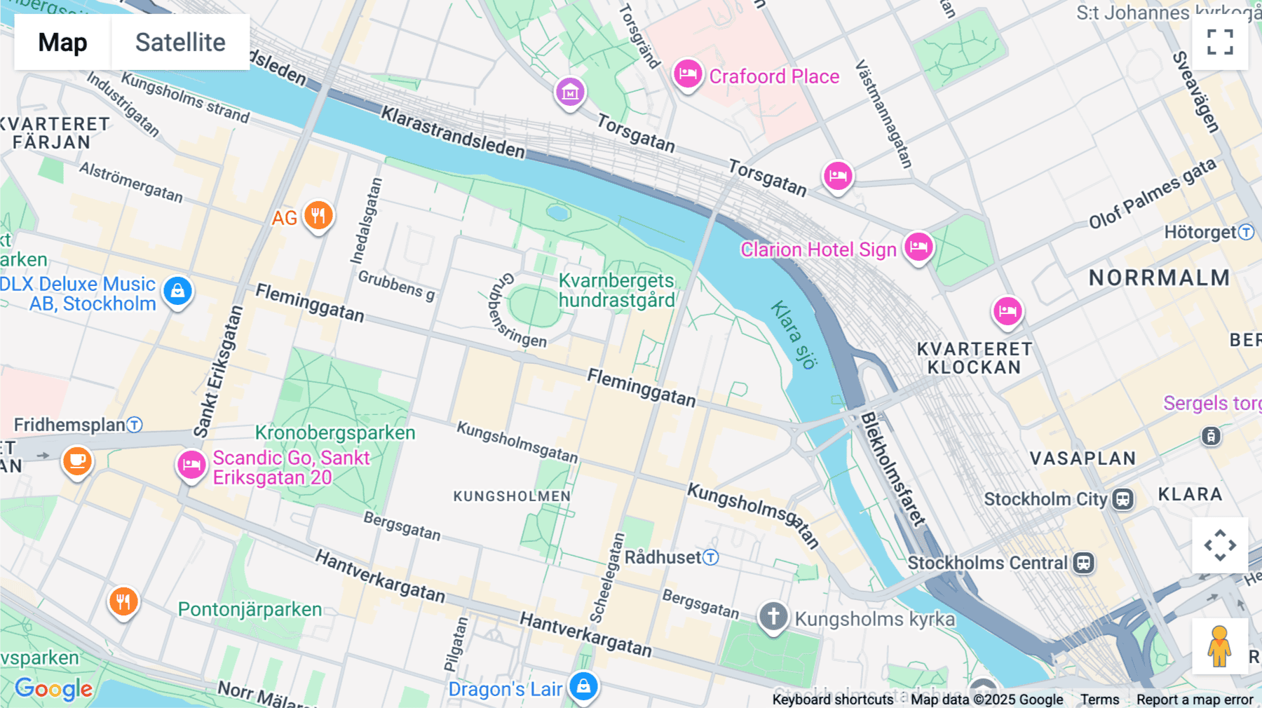 Click for interative map of Fleminggatan 18, Sweden, Stockholm