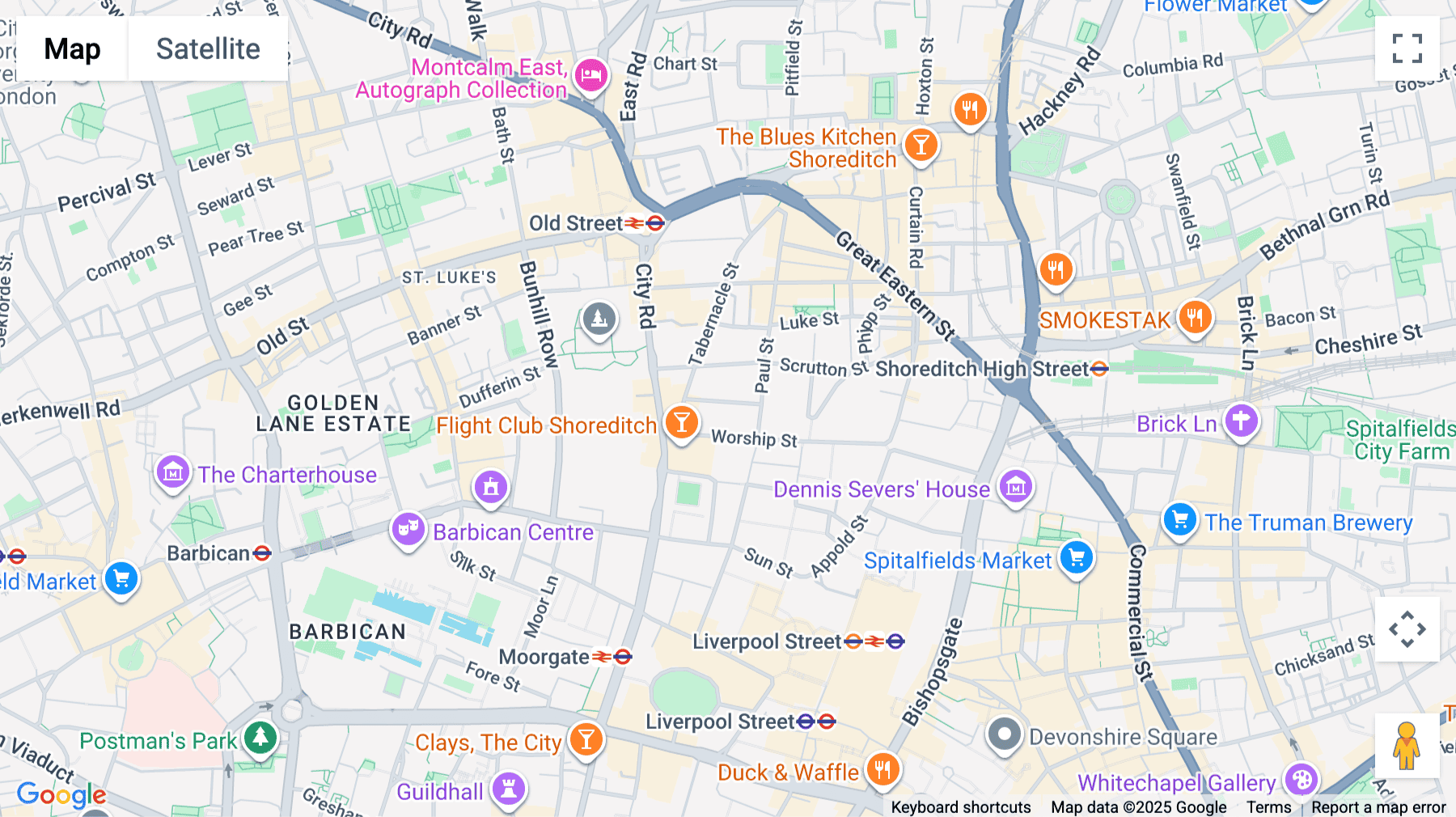 Click for interative map of 6-8 Bonhill Street, Floor 2-3, London