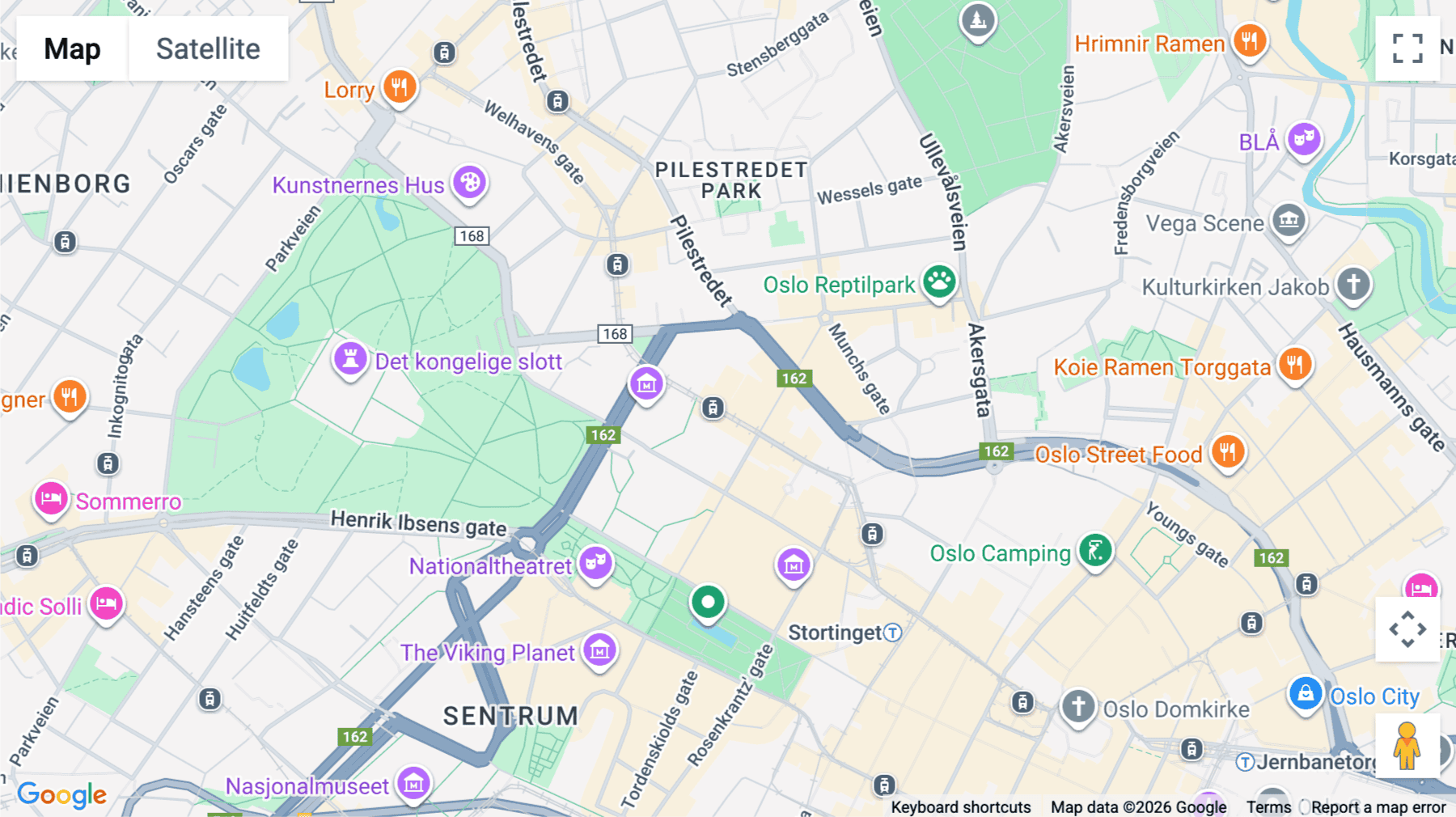 Click for interative map of Kristian Augusts Gate 13, Oslo