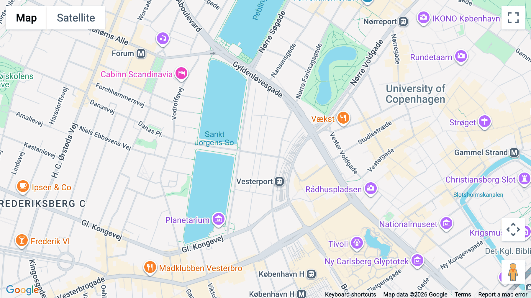 Click for interative map of Kampmannsgade 2, Shellhuset, Copenhagen