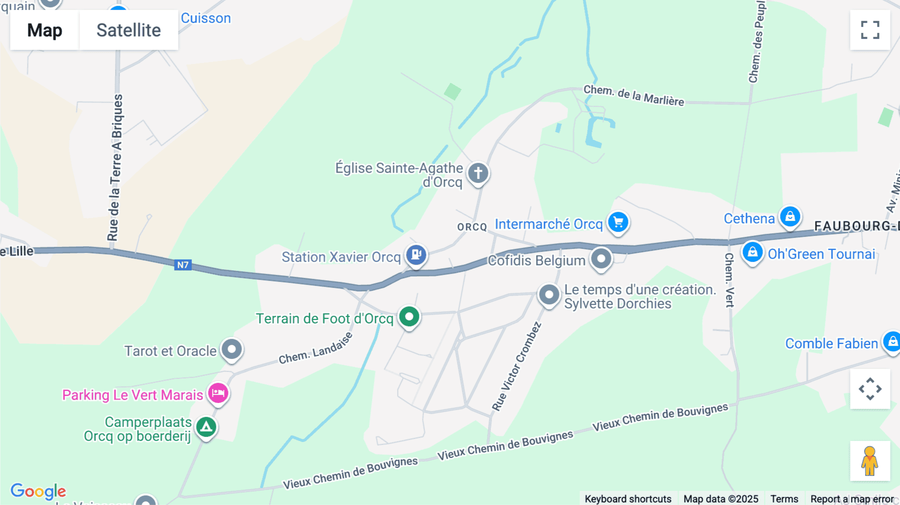 Click for interative map of Chaussée De Lille 479/2, Tournai