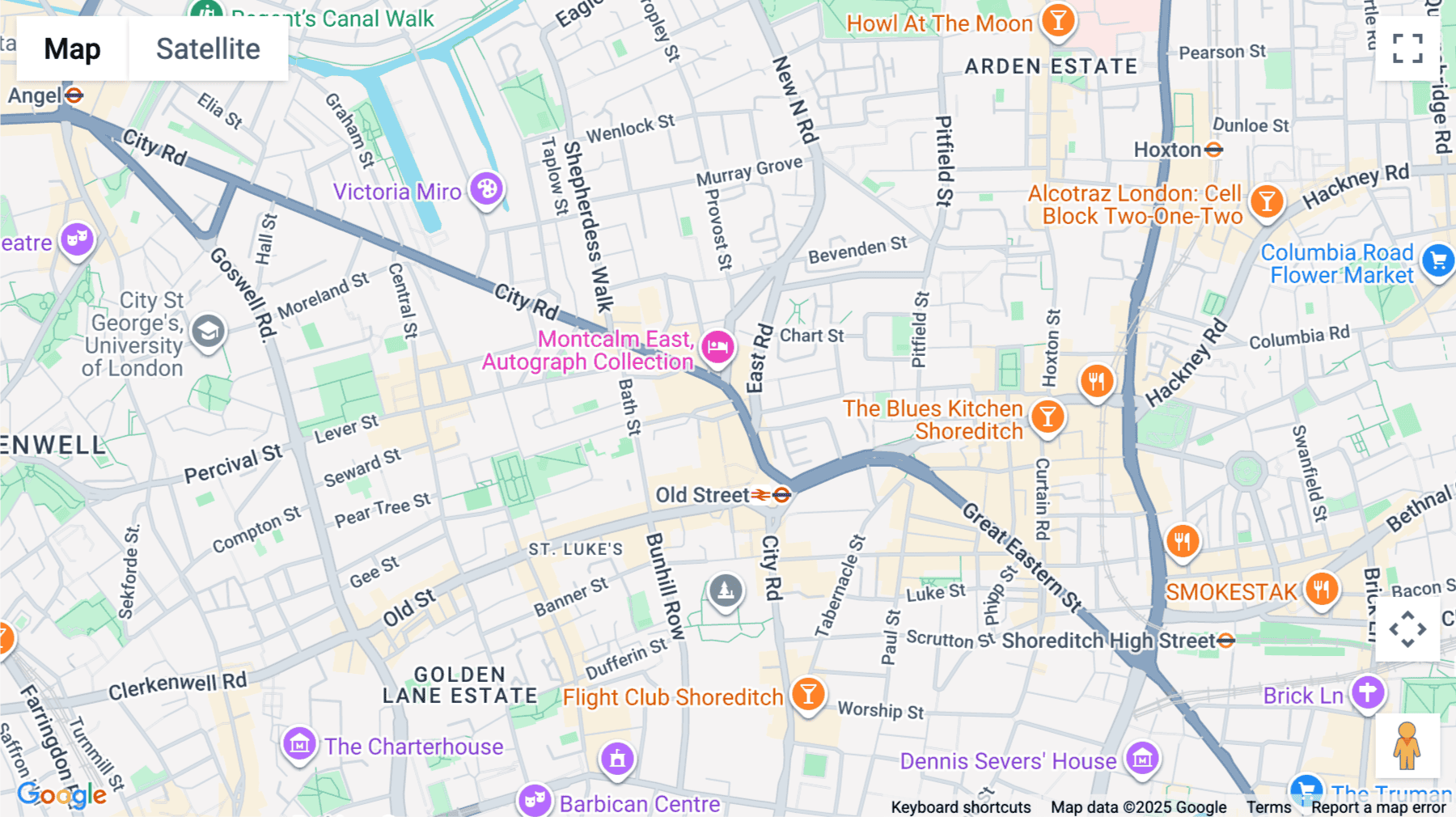 Click for interative map of 146-150 City Road, Gilray House, 5th Floor, London