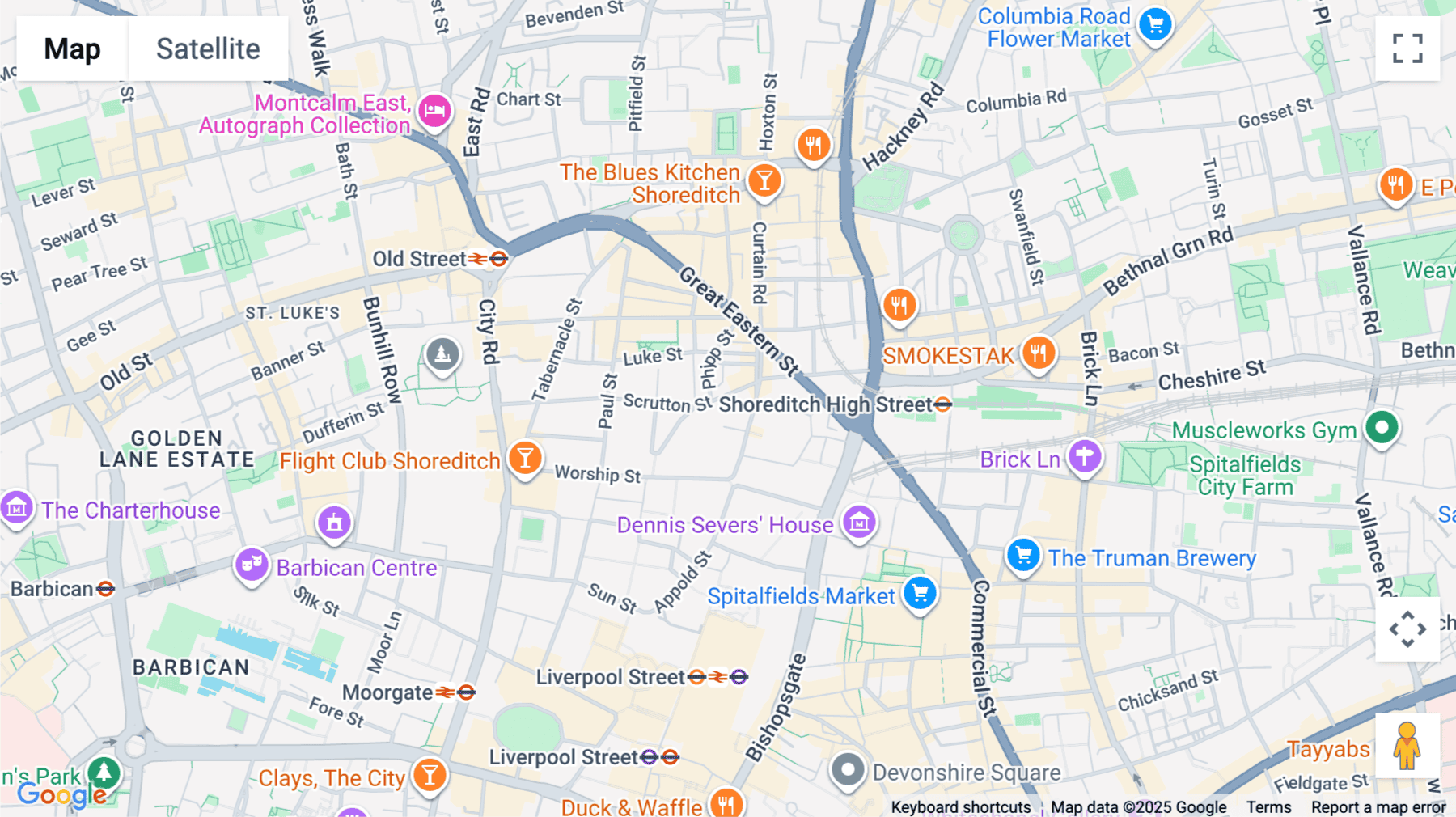 Click for interative map of 48-50 Scrutton Street, 2nd & 3rd Floor, London