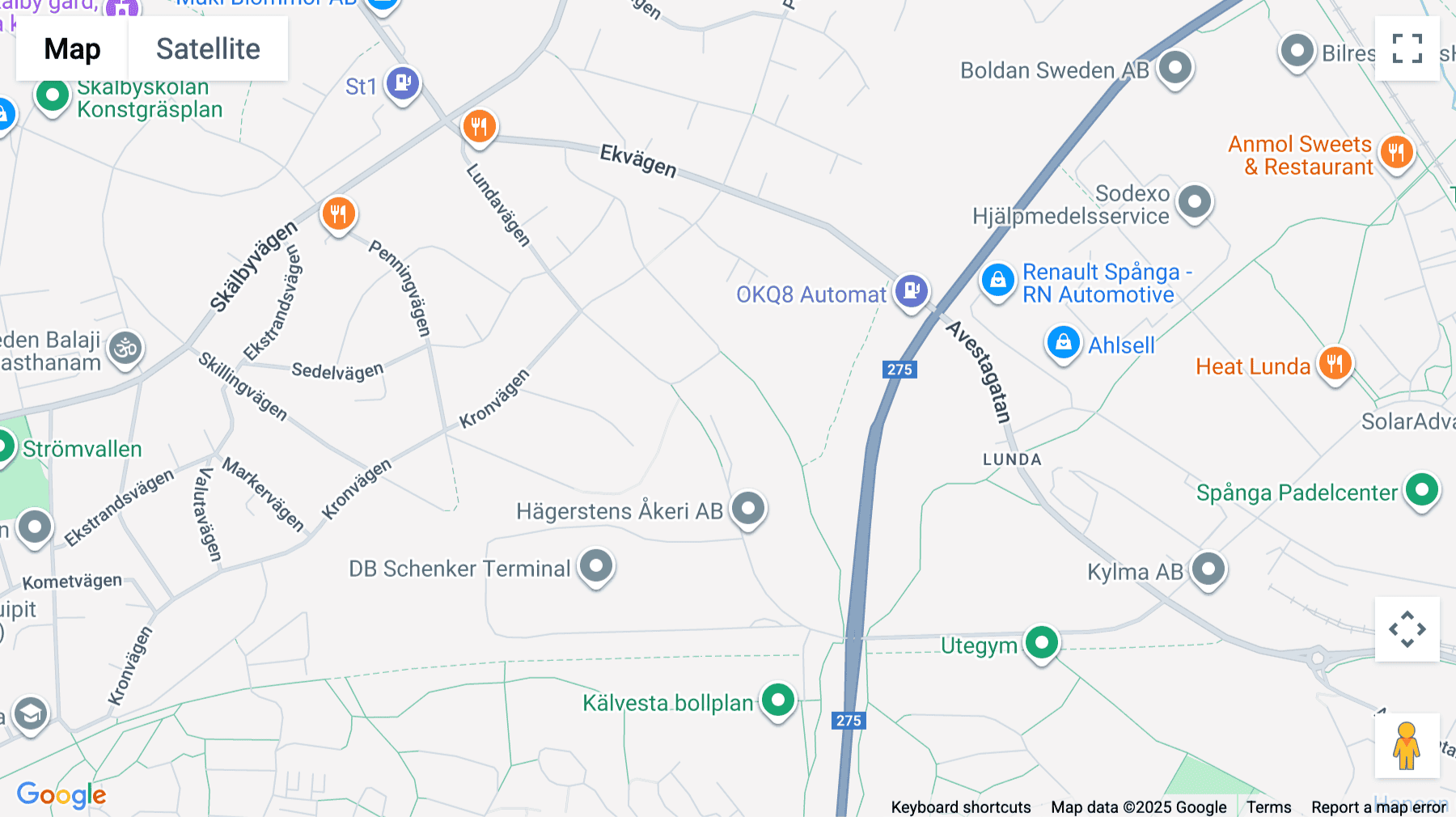 Click for interative map of Fagerstagatan 58, Spånga, Stockholm Hofors 1, Stockholm