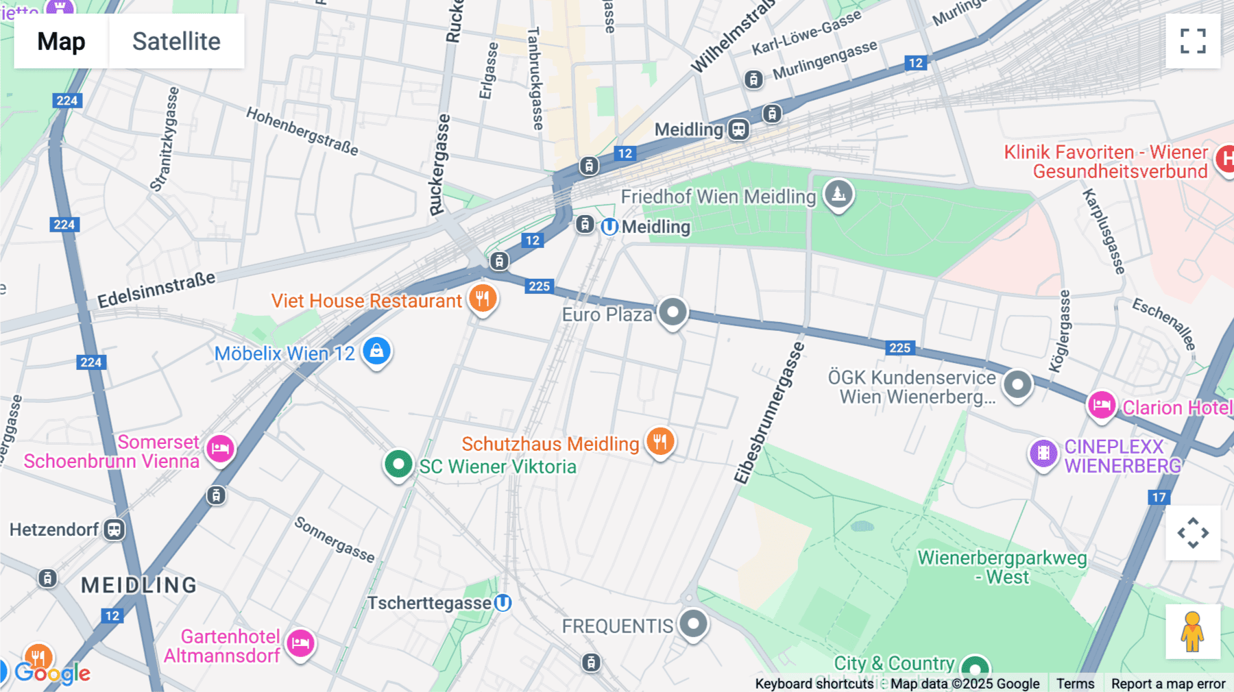 Click for interative map of Wagenseilgasse 14, Vienna