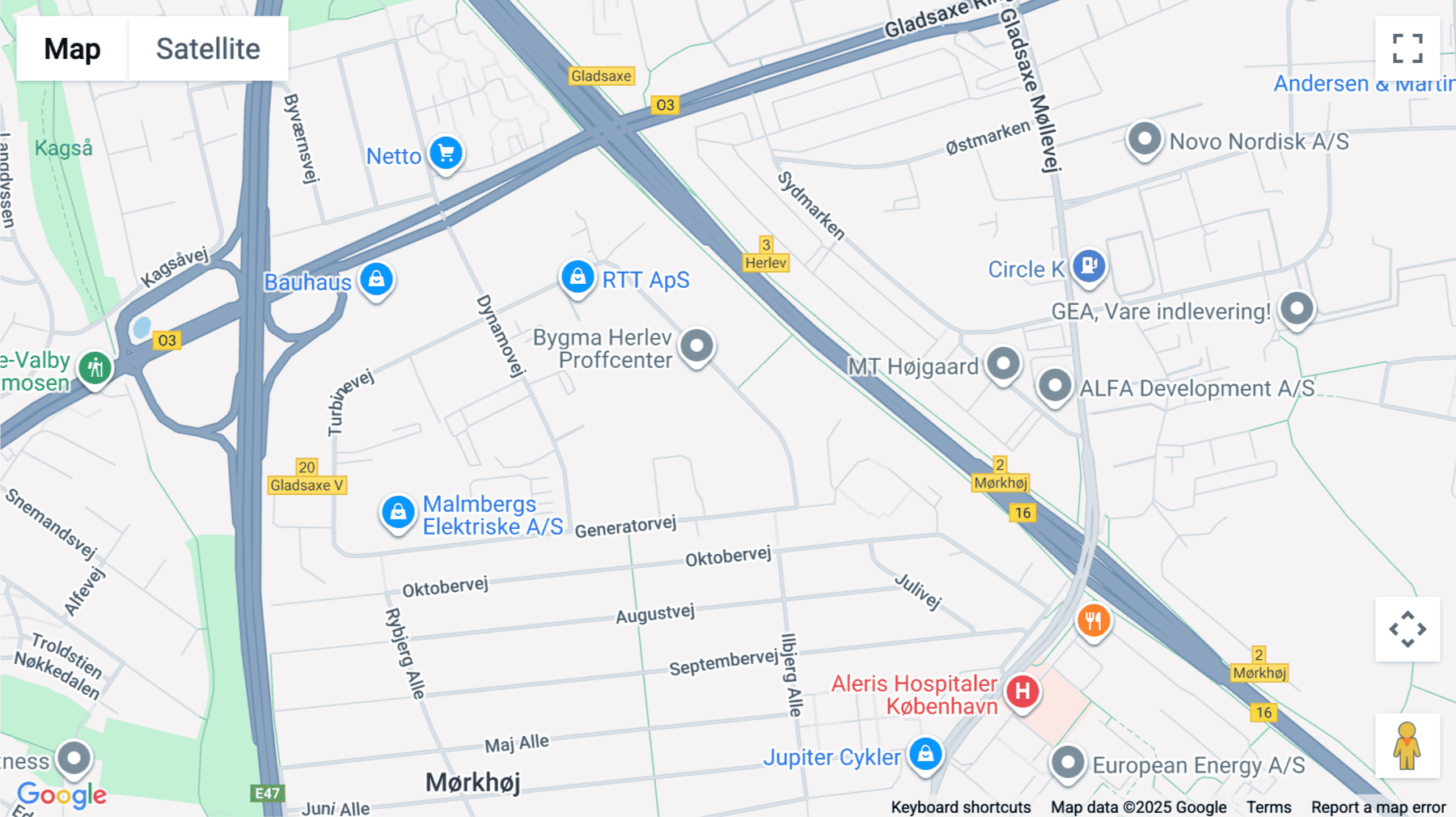 Click for interative map of Transfomervej 14, Søborg