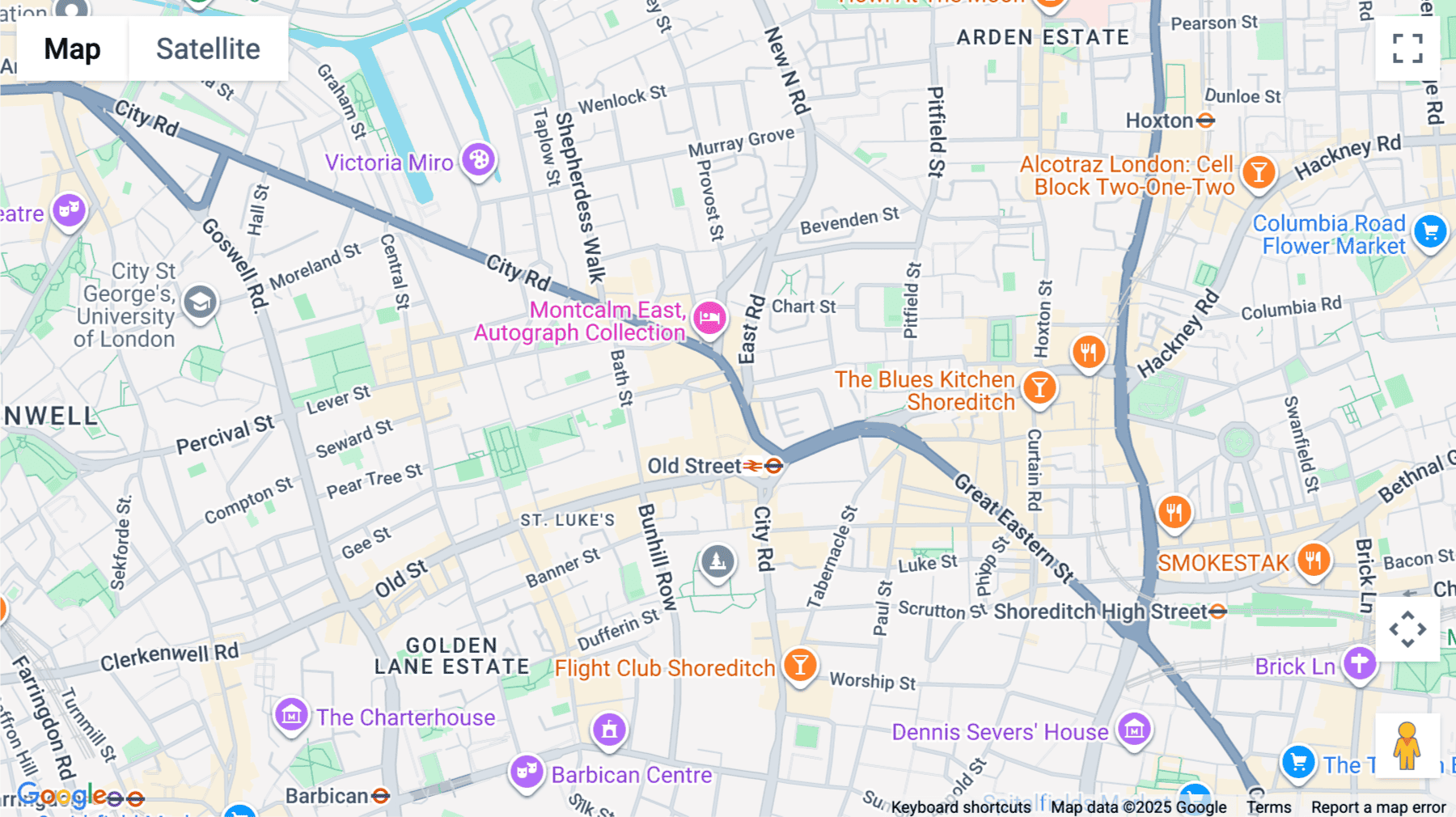 Click for interative map of 124-128 City Road, London