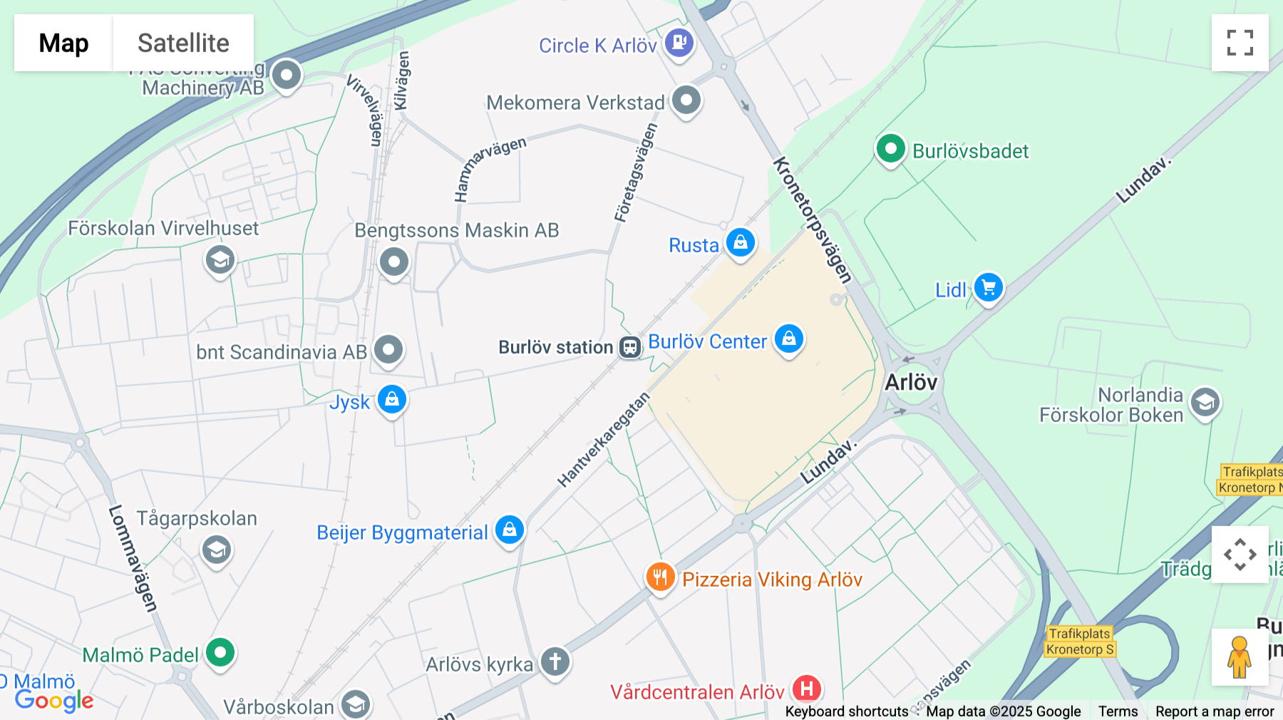 Click for interative map of Hantverkargatan 24A, Arlöv, Burlöv, Malmo