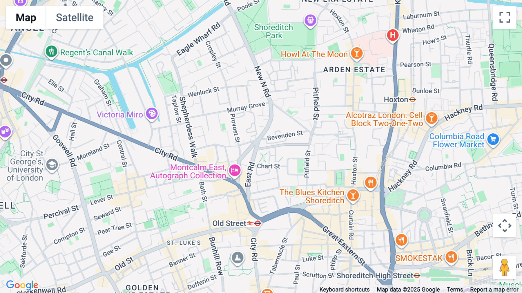 Click for interative map of 3 Haberdasher Street, London