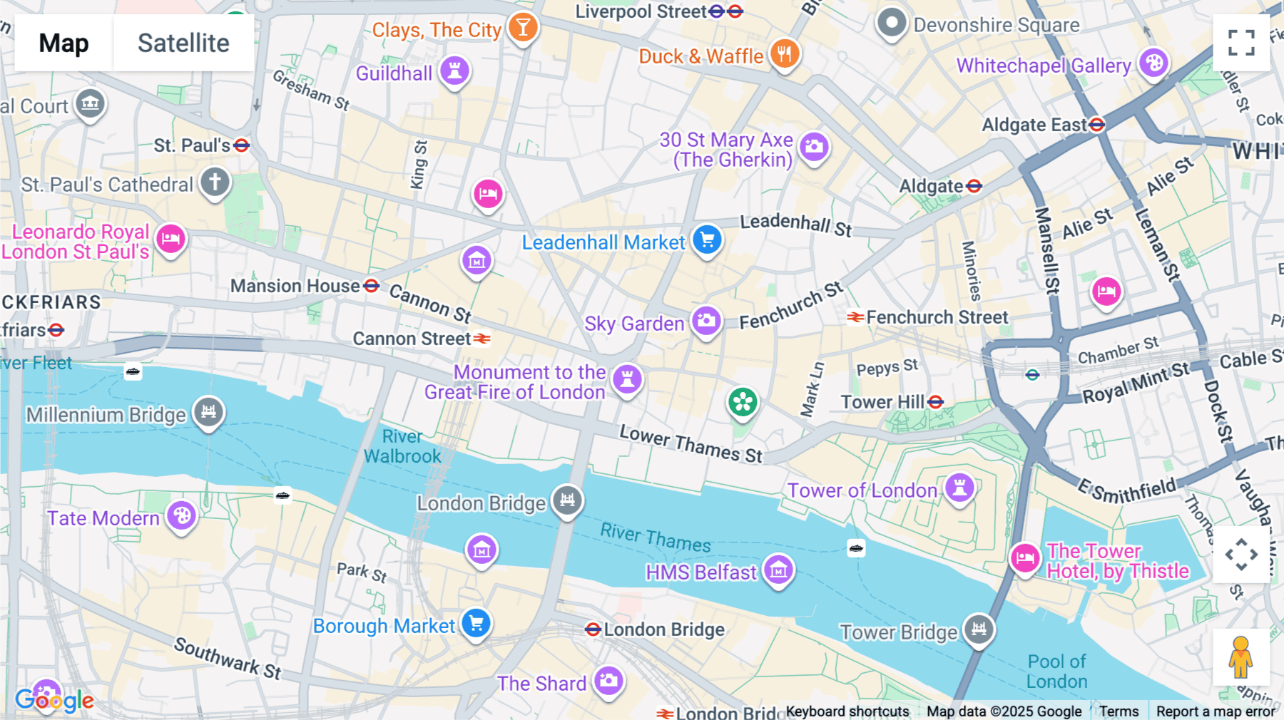Click for interative map of 48, Gracechurch Street, City of London, London
