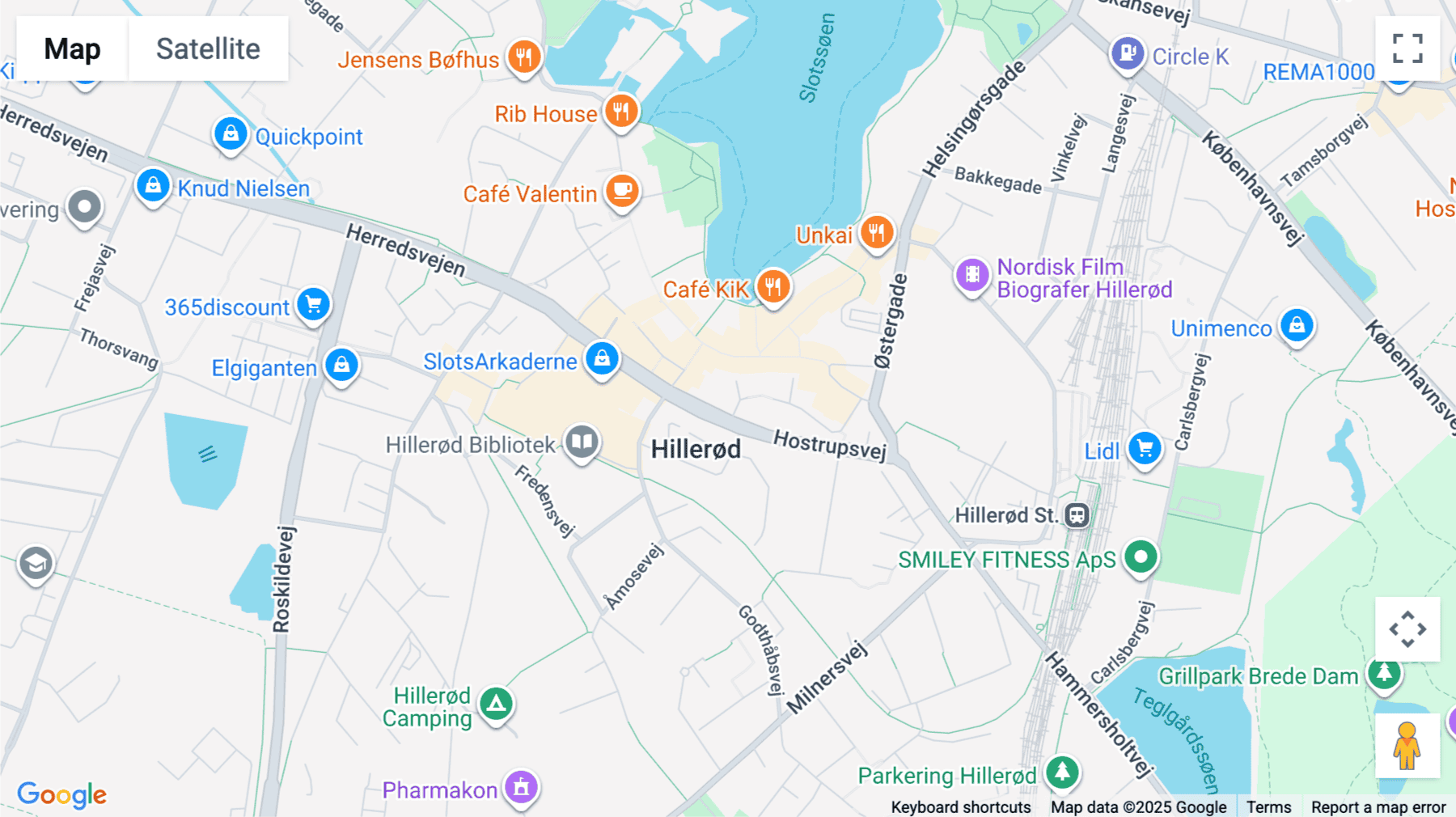 Click for interative map of Gallerierne 1, Ground and First Floor, Hillerød