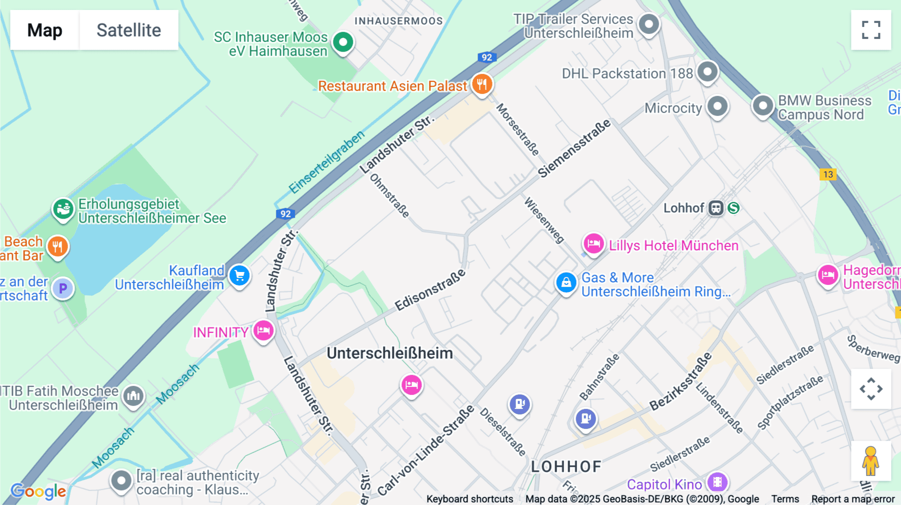Click for interative map of Edisonstraße 2-4, Unterschleißheim