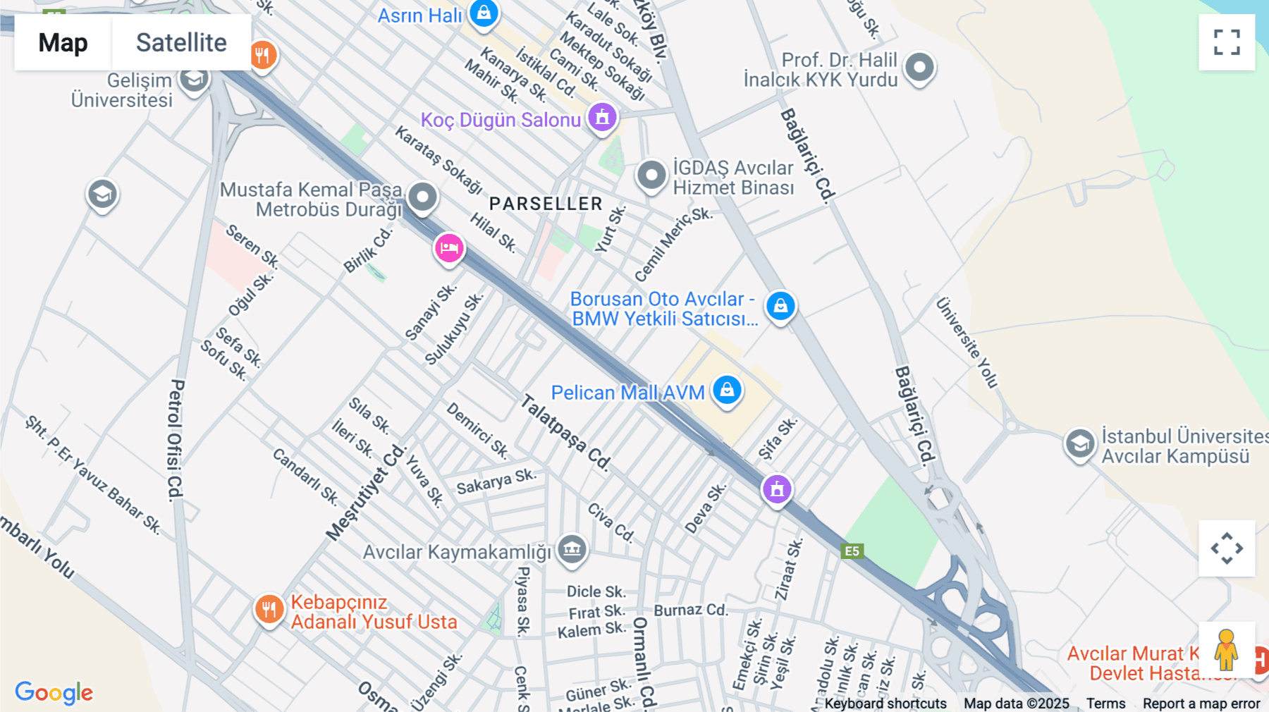 Click for interative map of Avcilar, Üniversite Mah, Civan Sok, Allure Tower, Kat: 19, No: 1, Dr: 271, Istanbul