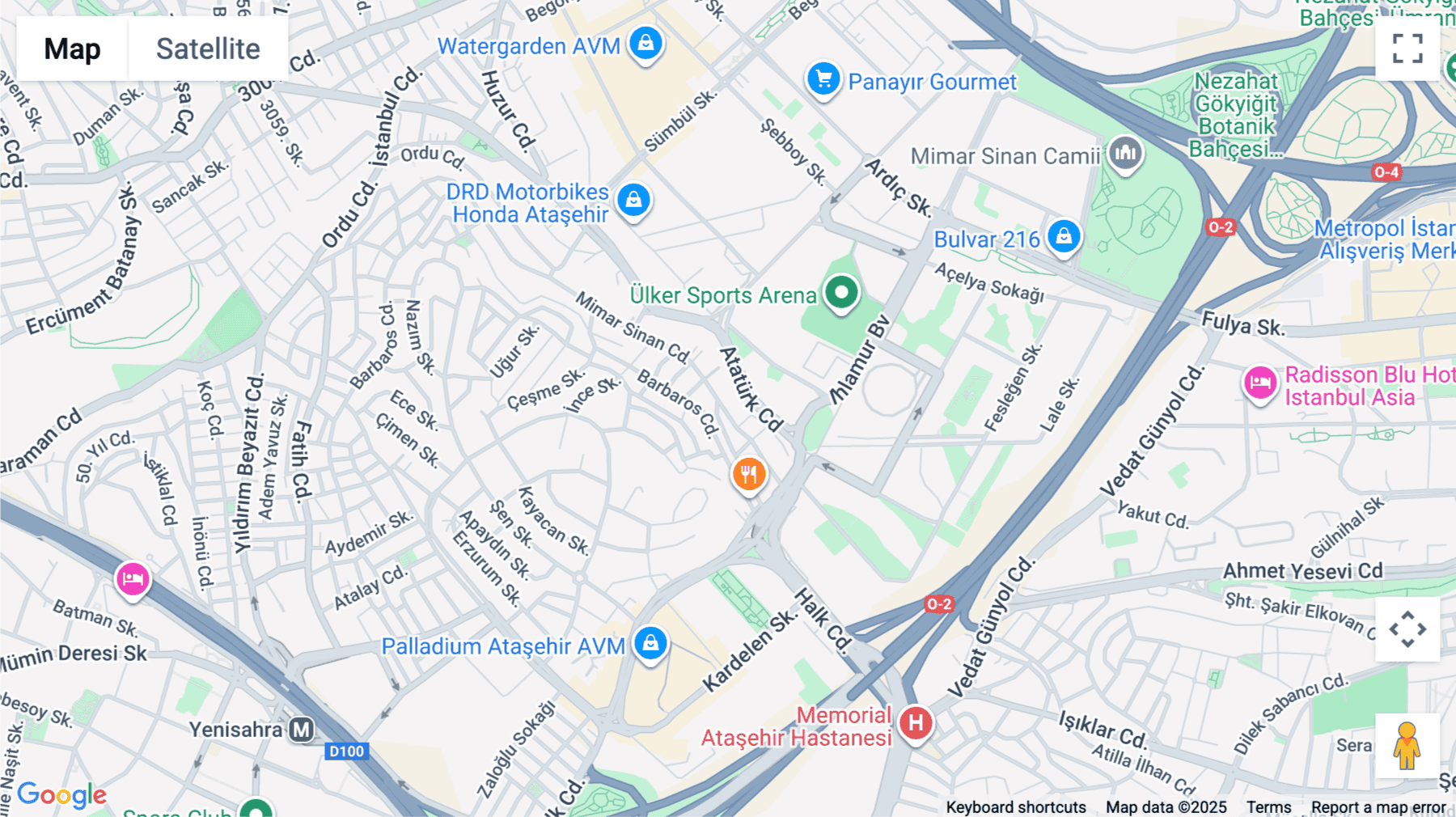 Click for interative map of No: 4, Gelincik Sokak, Barbaros Mh Gelincik Sk. Bulvar 216 AVM No: 4 İç kapı No18, 34758 Ataşehir/İstanbul, Istanbul
