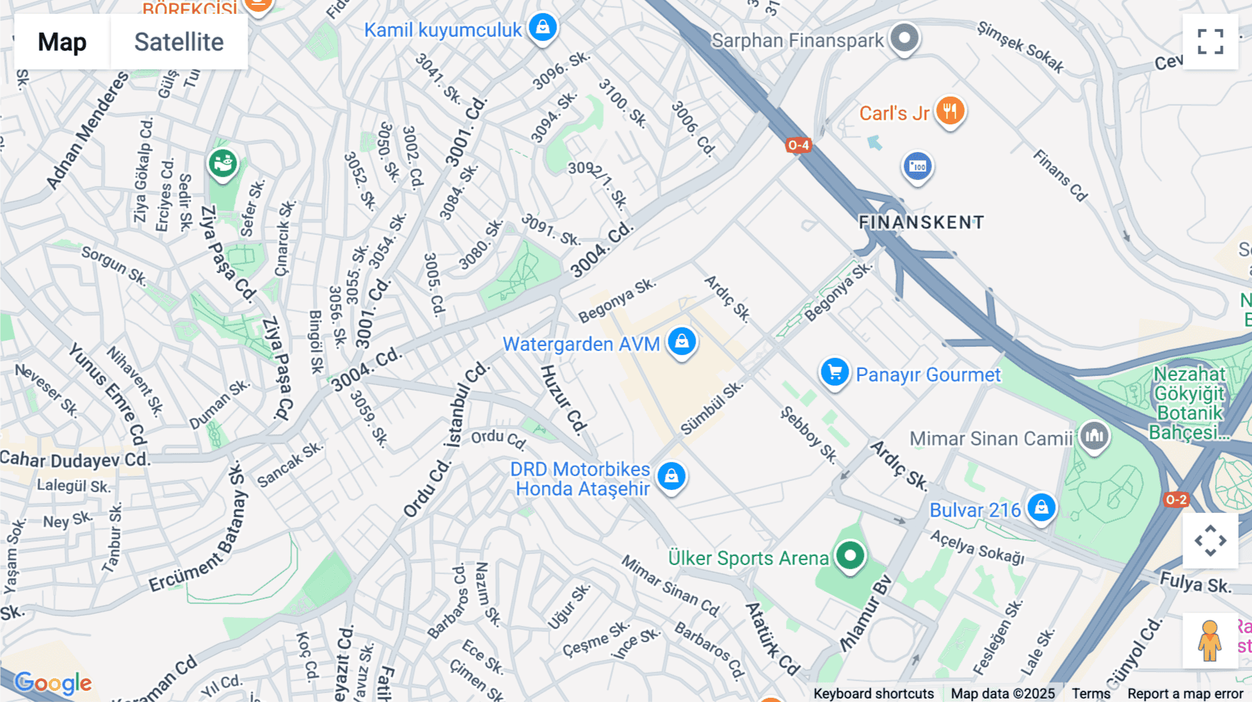 Click for interative map of Barbaros Mahallesi, Güney, Mor Sumbul Sokagi Nida Kule No: 7, Istanbul