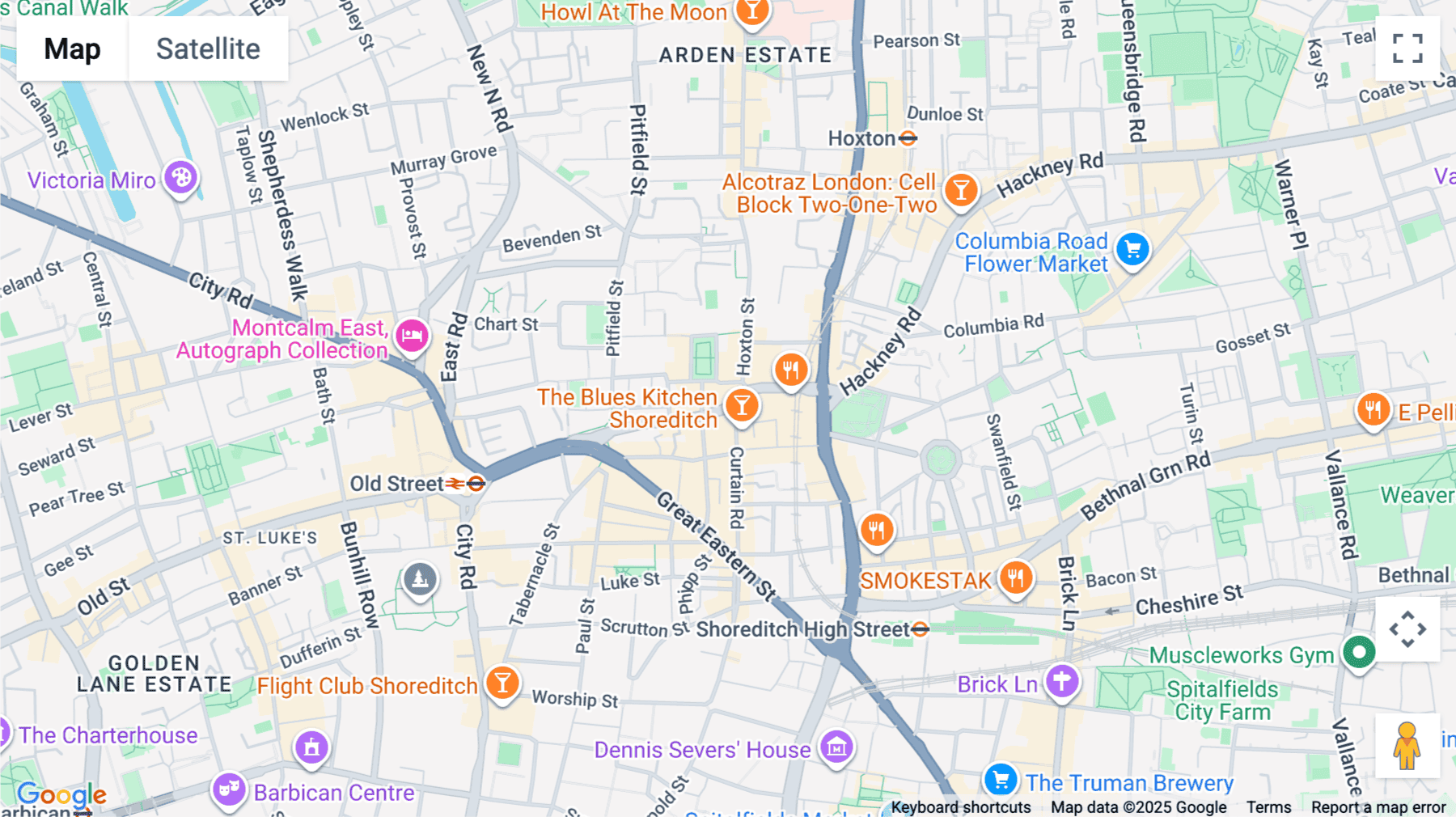 Click for interative map of 155 Curtain Road, 2nd Floor, Zenith House, London