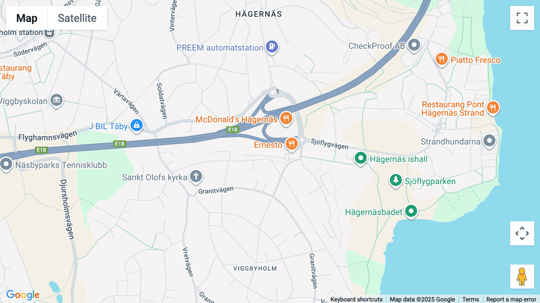 Click for interative map of Propellervägen 6A, Täby