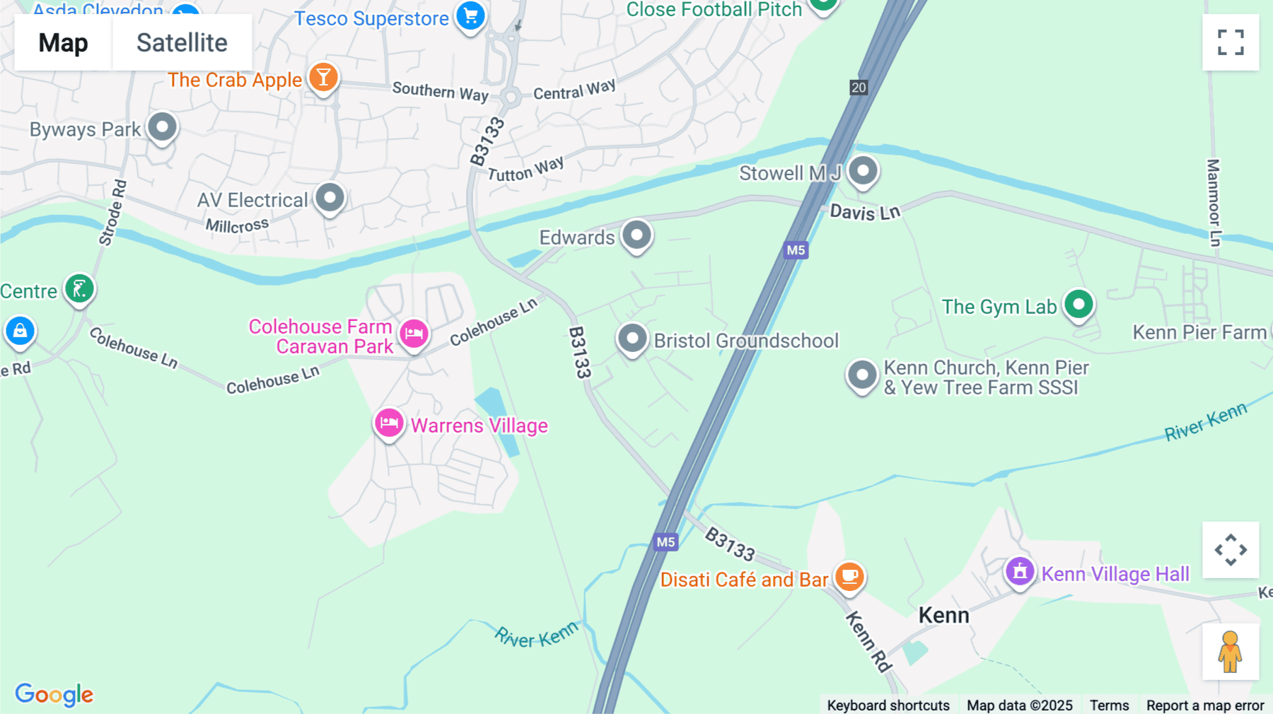 Click for interative map of 9 Windmill Road, Clevedon, North Somerset, Griffin House, Clevedon