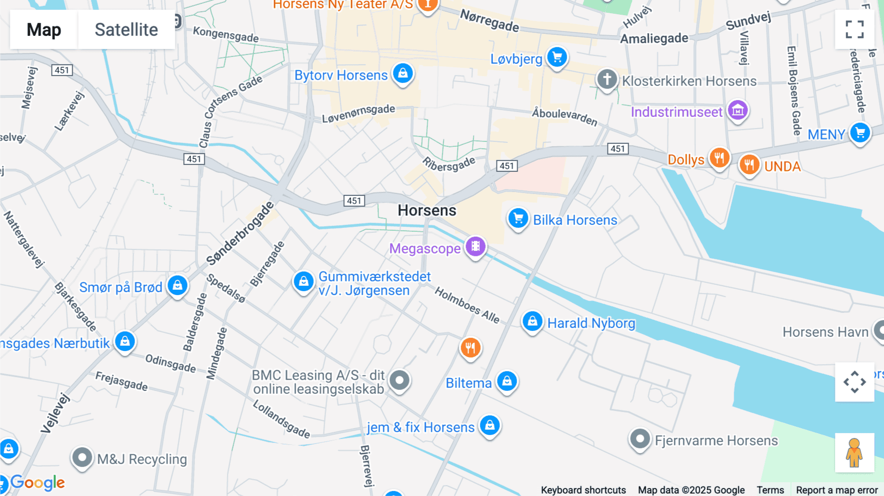 Click for interative map of Holmboes Alle 1, 7. Etage, Horsens