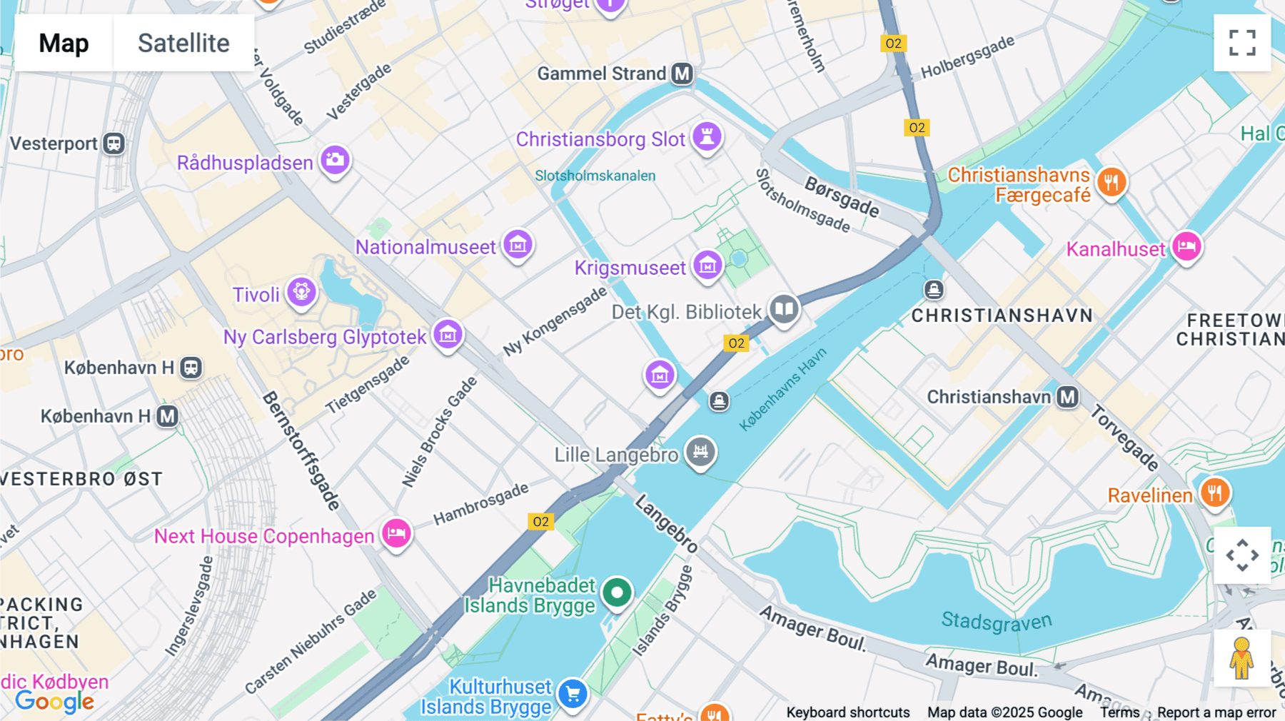 Click for interative map of Frederiksholms Kanal 30, København K, Copenhagen